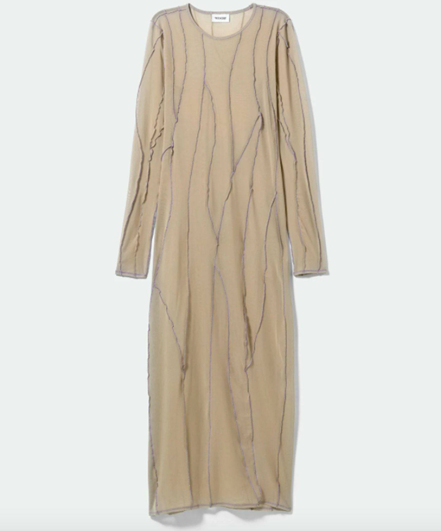Weekday, Shae Jersey Mesh Dress, £40