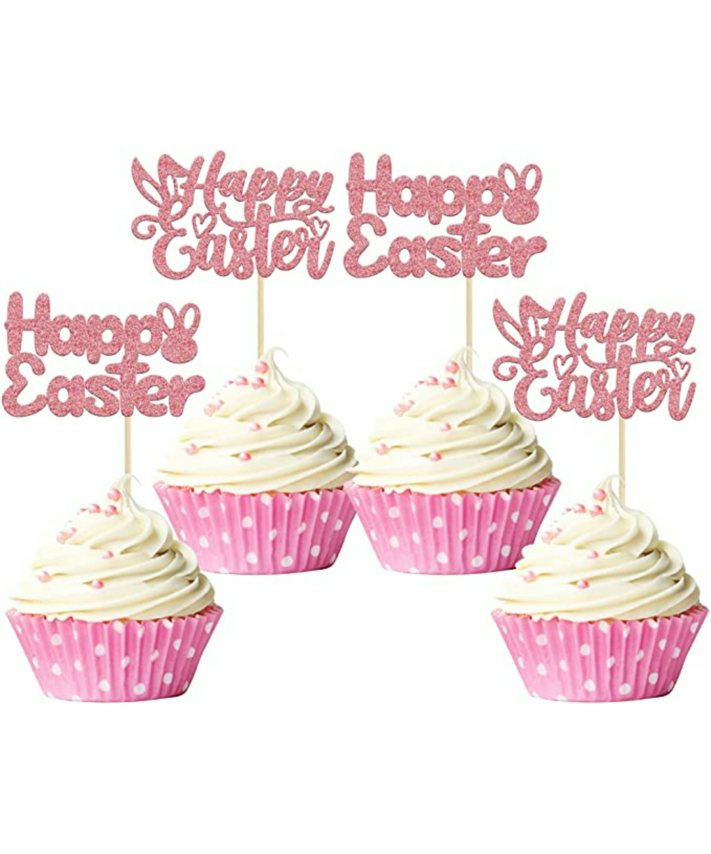 A picture of the Easter Bunny Cupcake Toppers