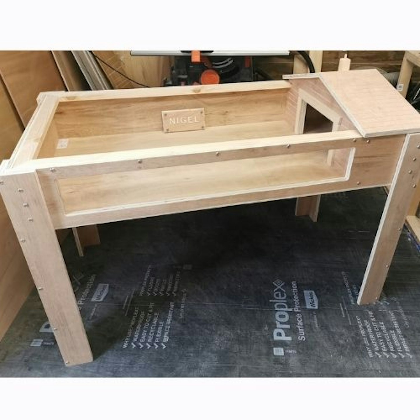 Handmade Tortoise Table