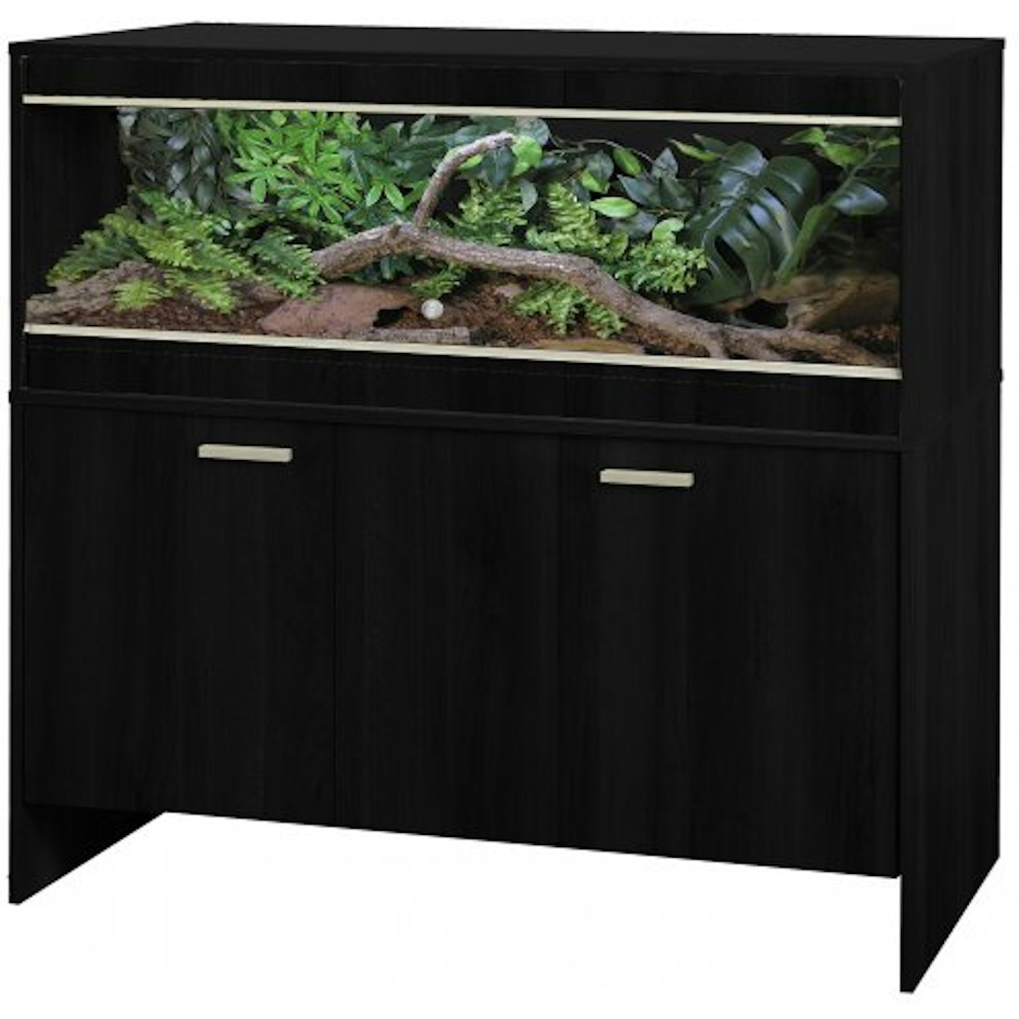 Vivexotic Repti-Home Vivarium & Cabinet - Maxi Large Black
