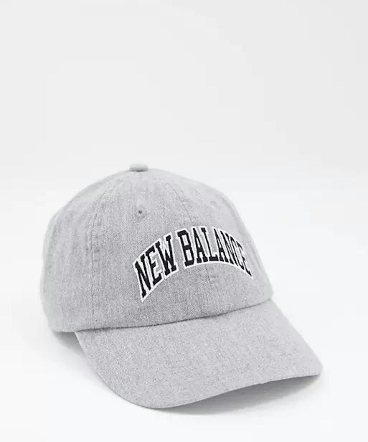 New Balance Collegiate Logo Baseball Cap In Grey