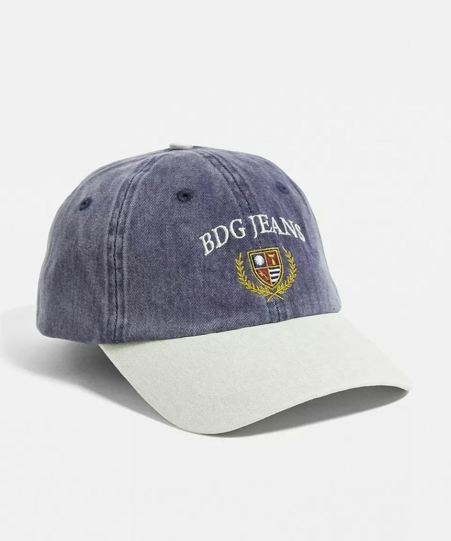 BDG Embroidered Crest Contrast Baseball Cap