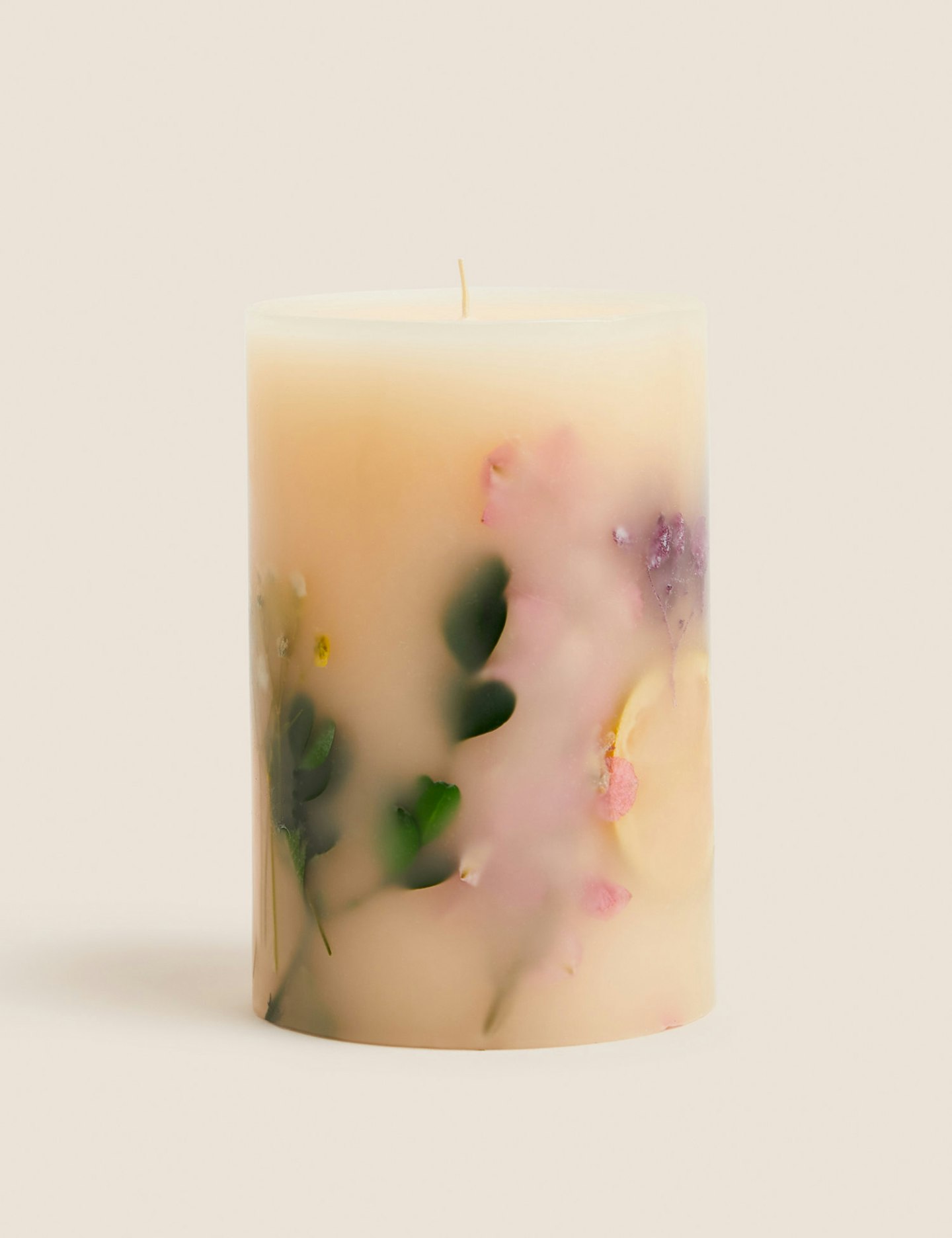 M&S, Spring Botanical Light Up Candle, £15