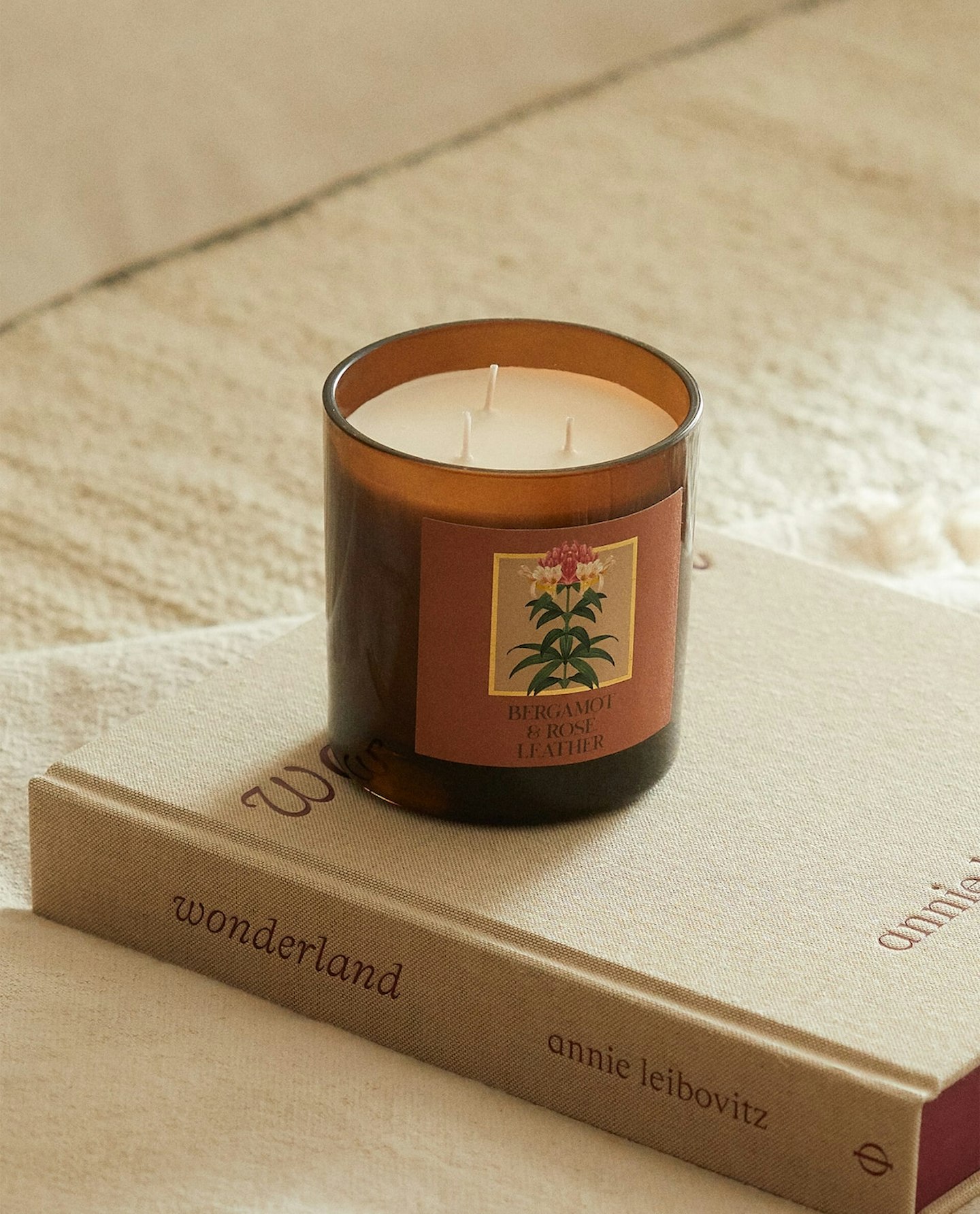 Zara Home, Bergamot Rose and Leather candle, £22.99