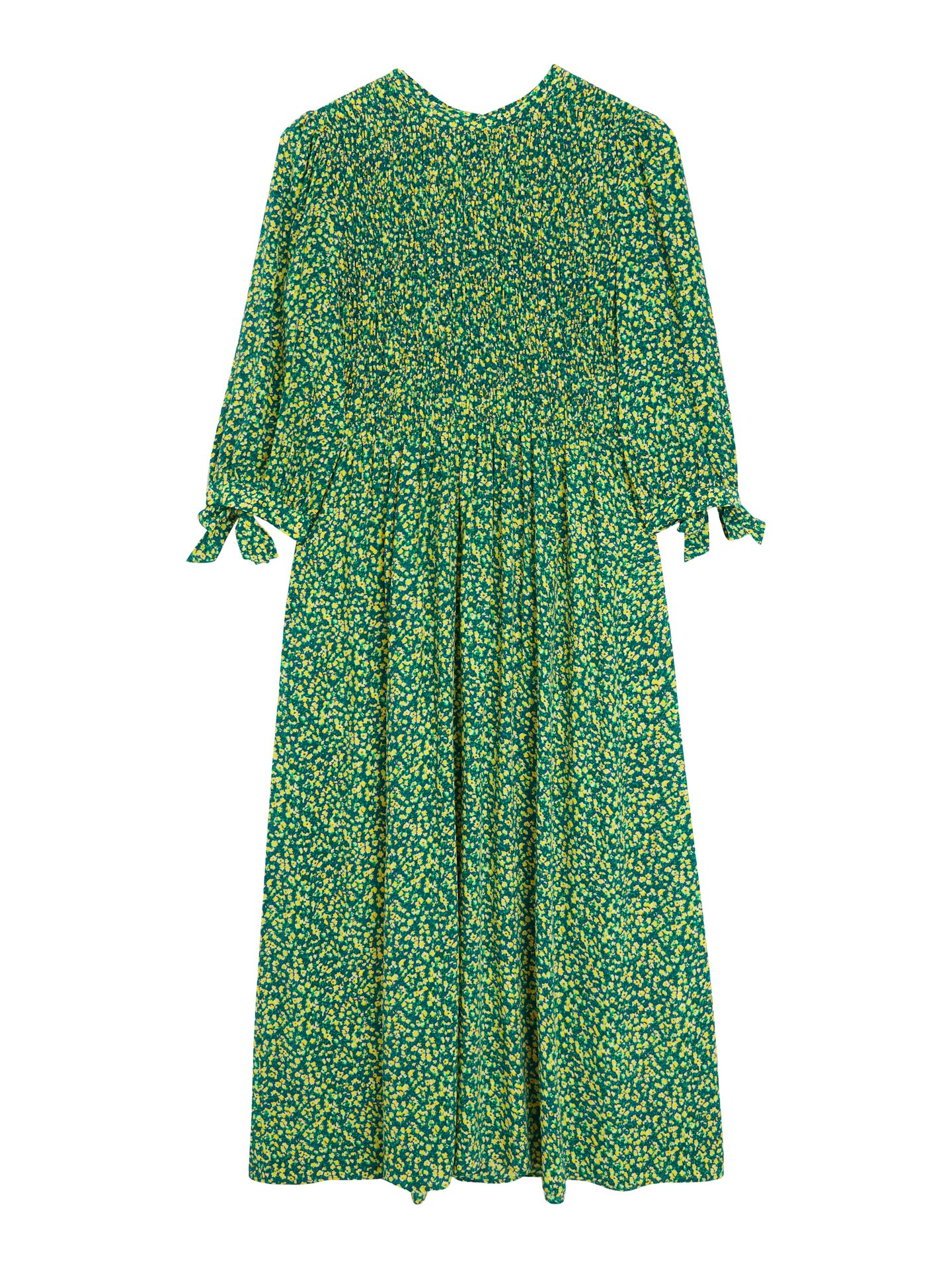 Whistles, Ditsy Sunflower Print Midi Dress, £139