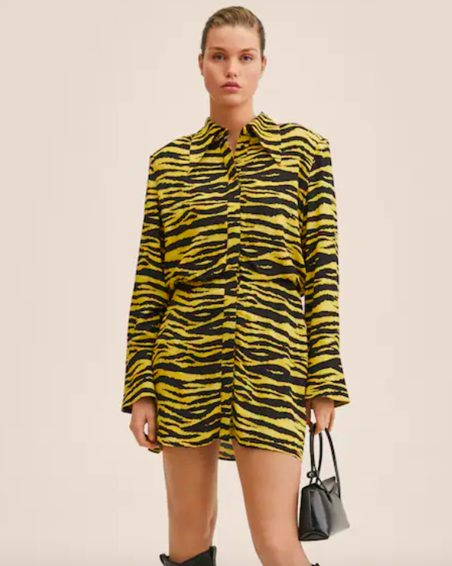 Mango, Animal Print Shirt Dress, WAS £69.99 NOW £49.99
