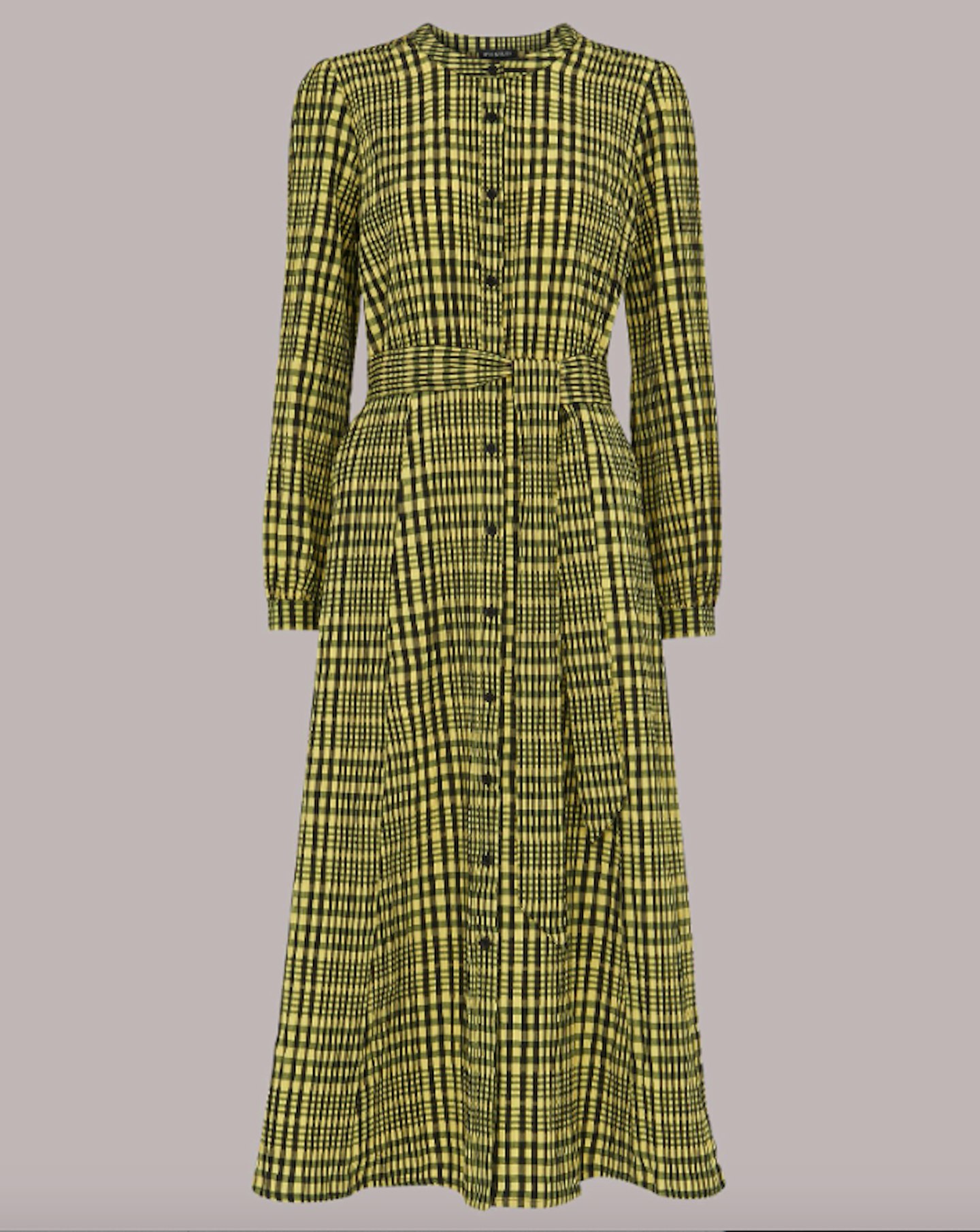 Whistles, Nora Gingham Check Midi Dress, WAS £139 NOW £79