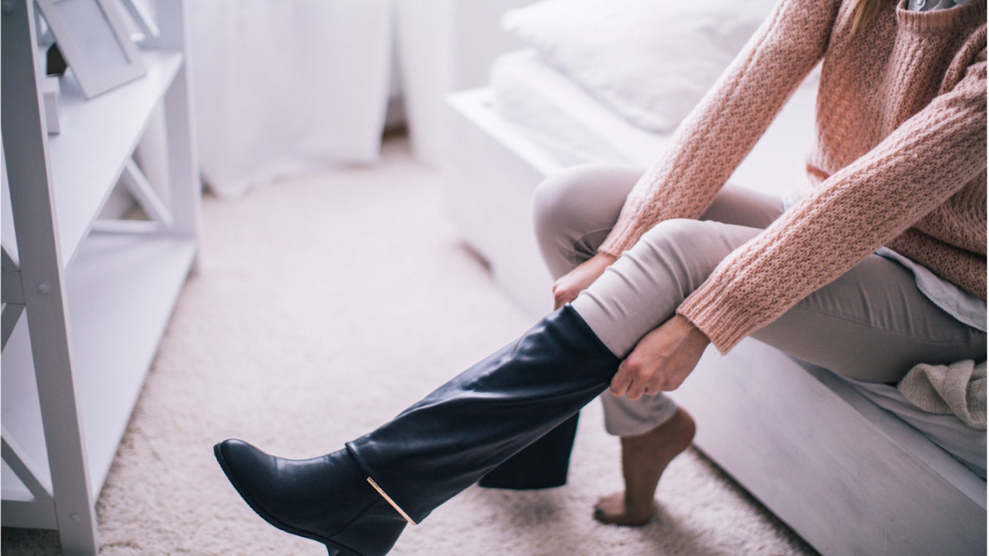 Boots wide top fit calf