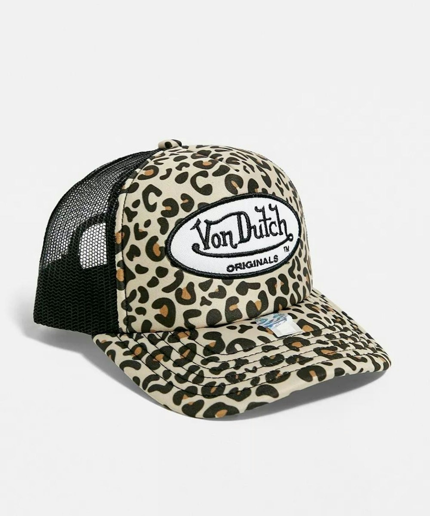 Von Dutch Leopard Print Trucker Tampa Hat