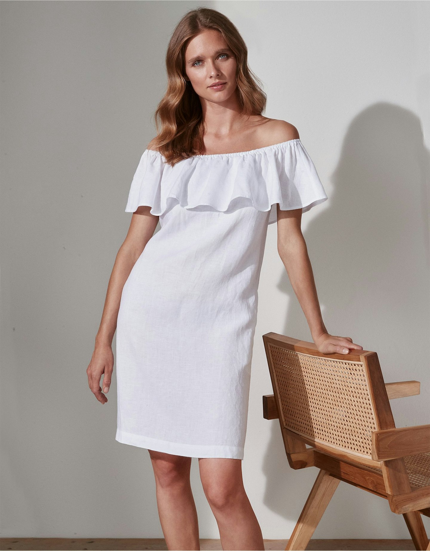 The White Company, Frill Linen Dress, £110