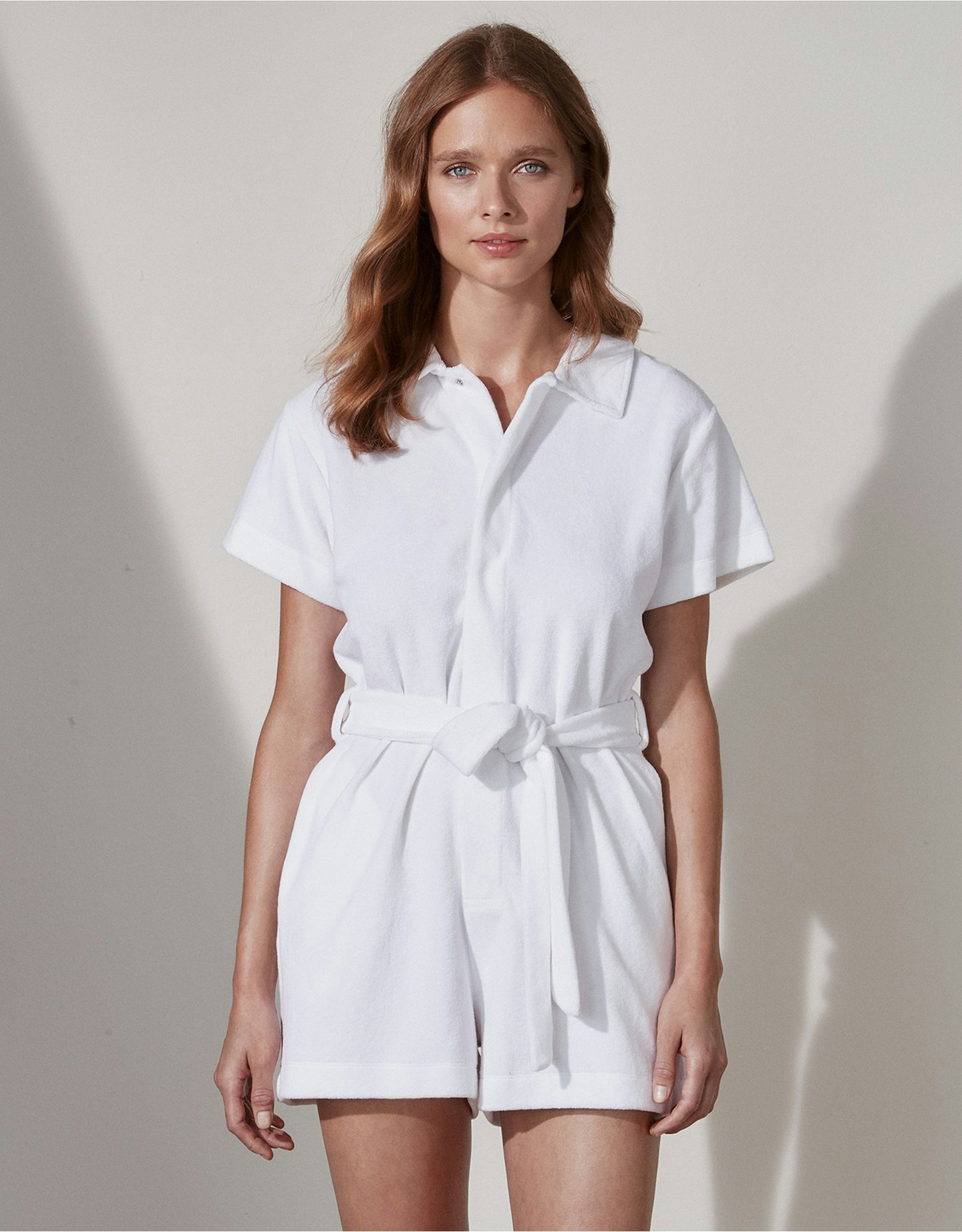 The White Company, Towelling Playsuit, £79