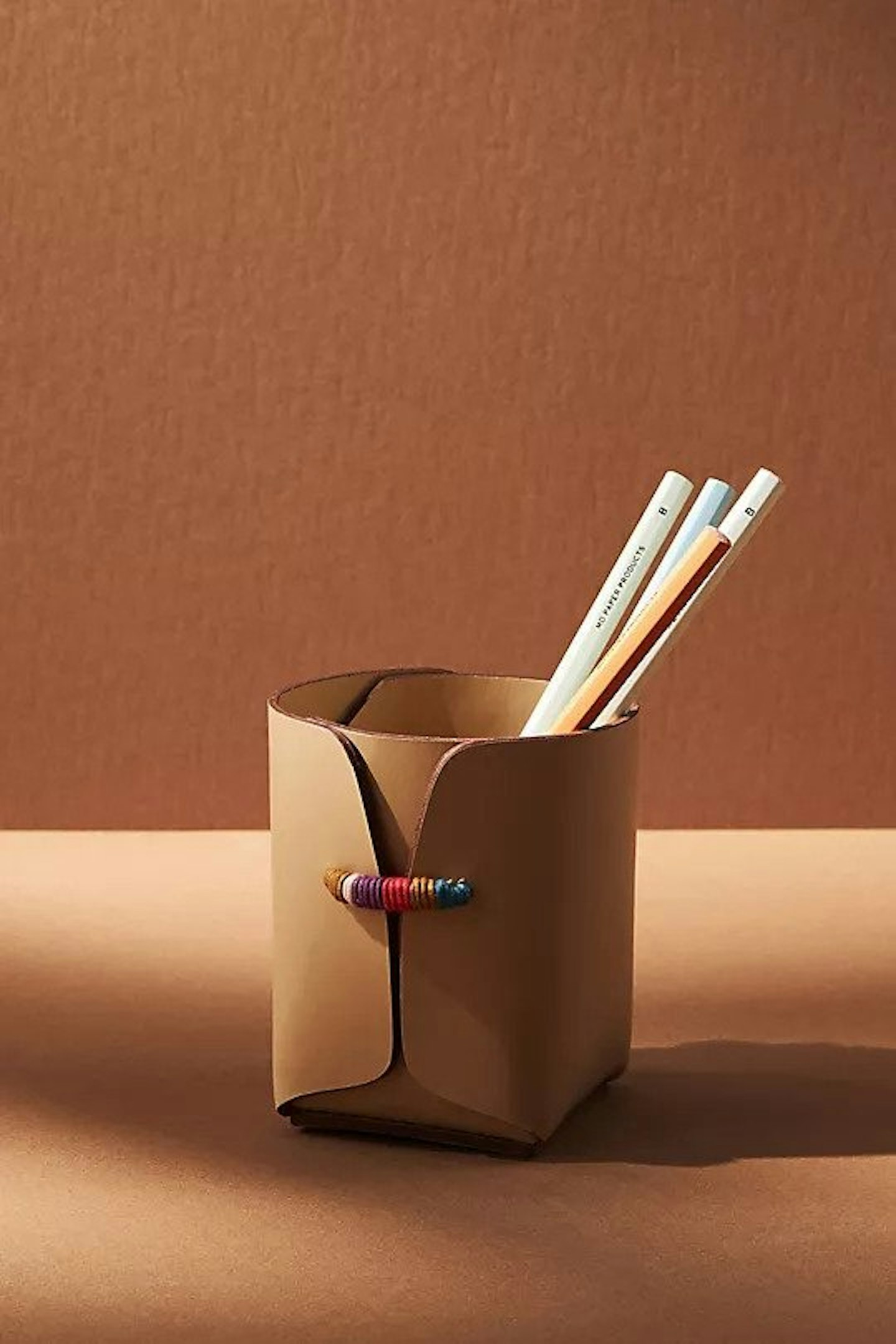 Anthropologie, Viv Leather Pencil Cup, £36