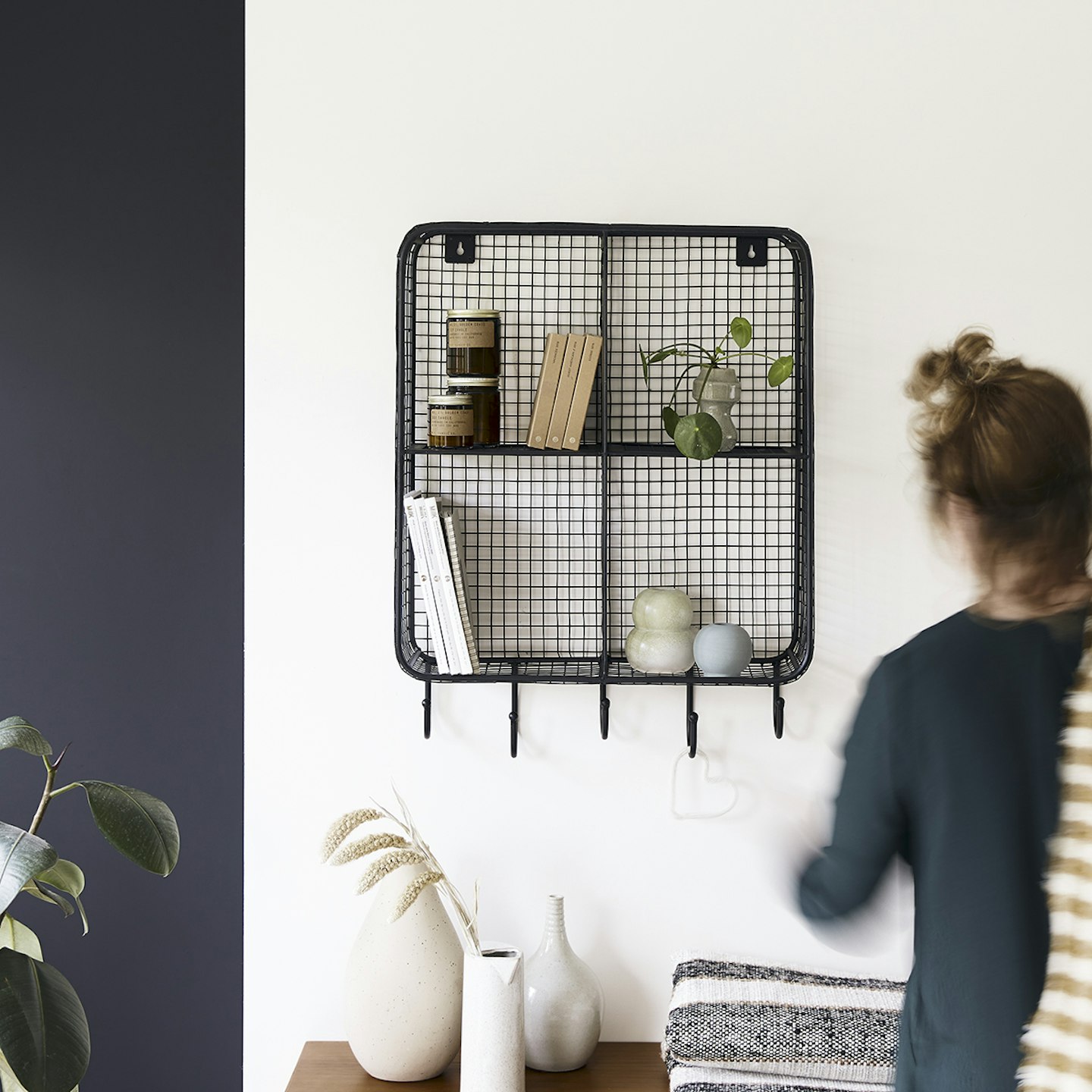 Tikamoon, Sona metal square Shelf, £89