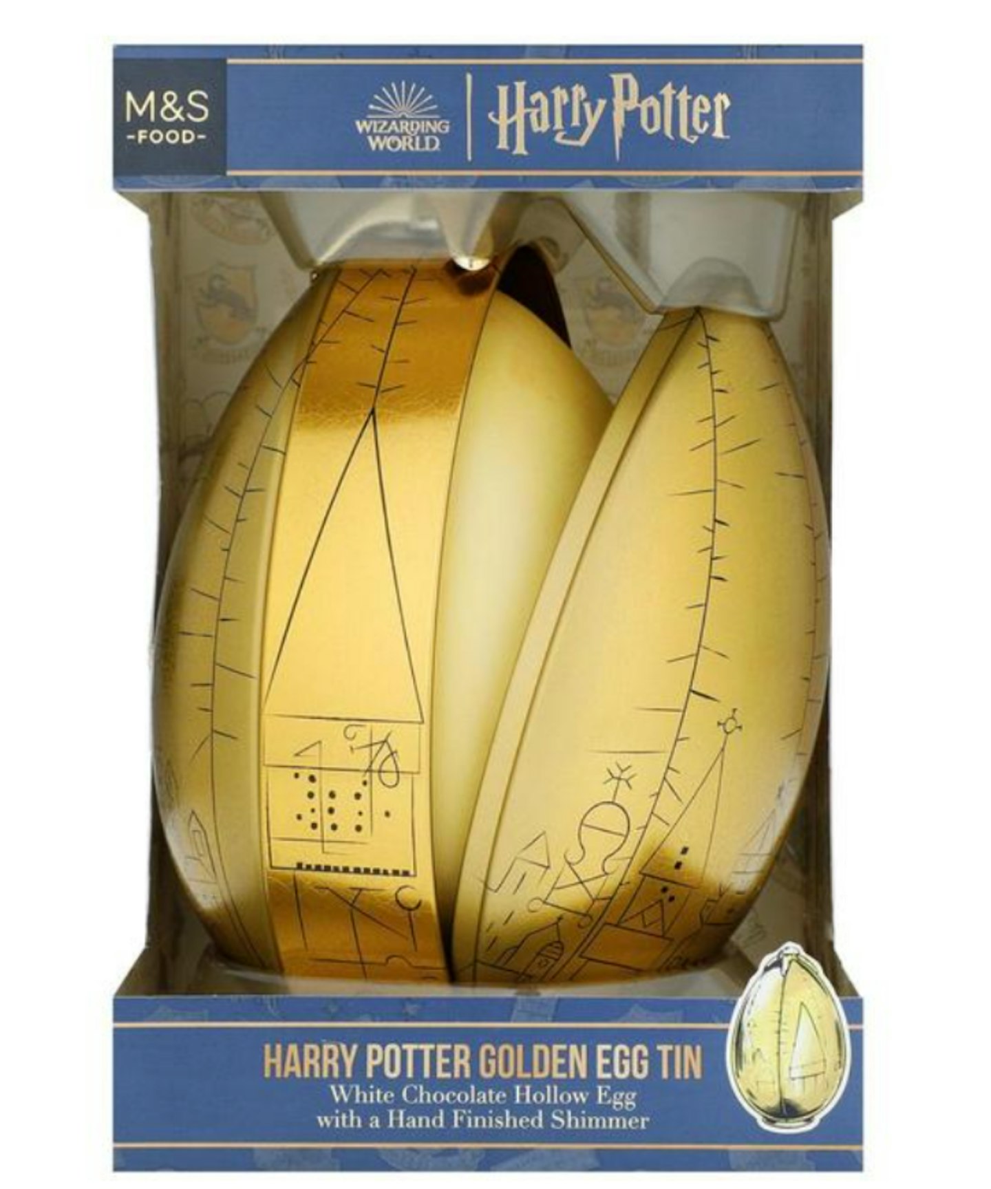 M&S Harry Potter Golden Egg Tin