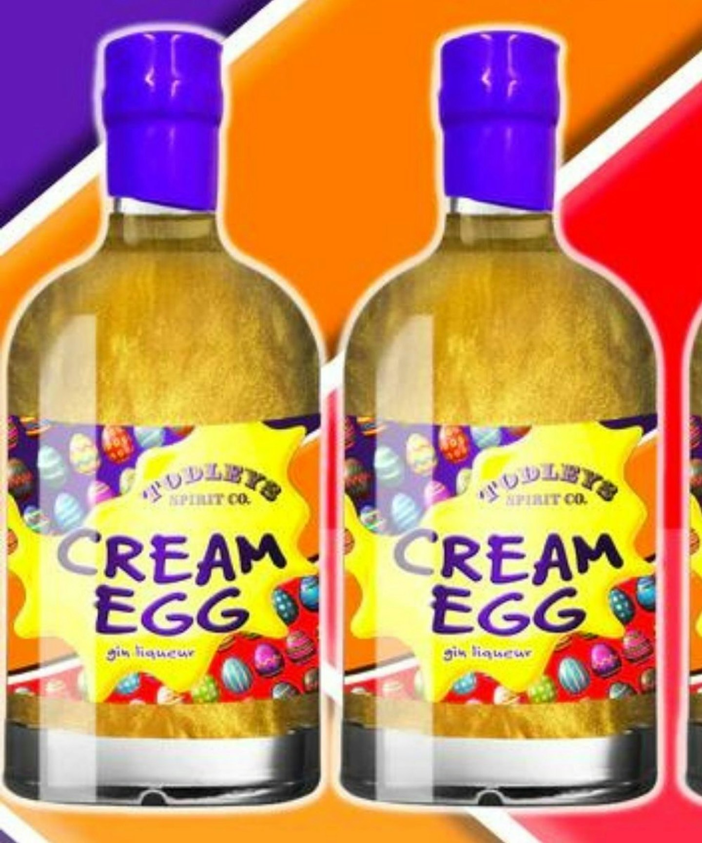 Cream Egg Glitter Gin Liqueur