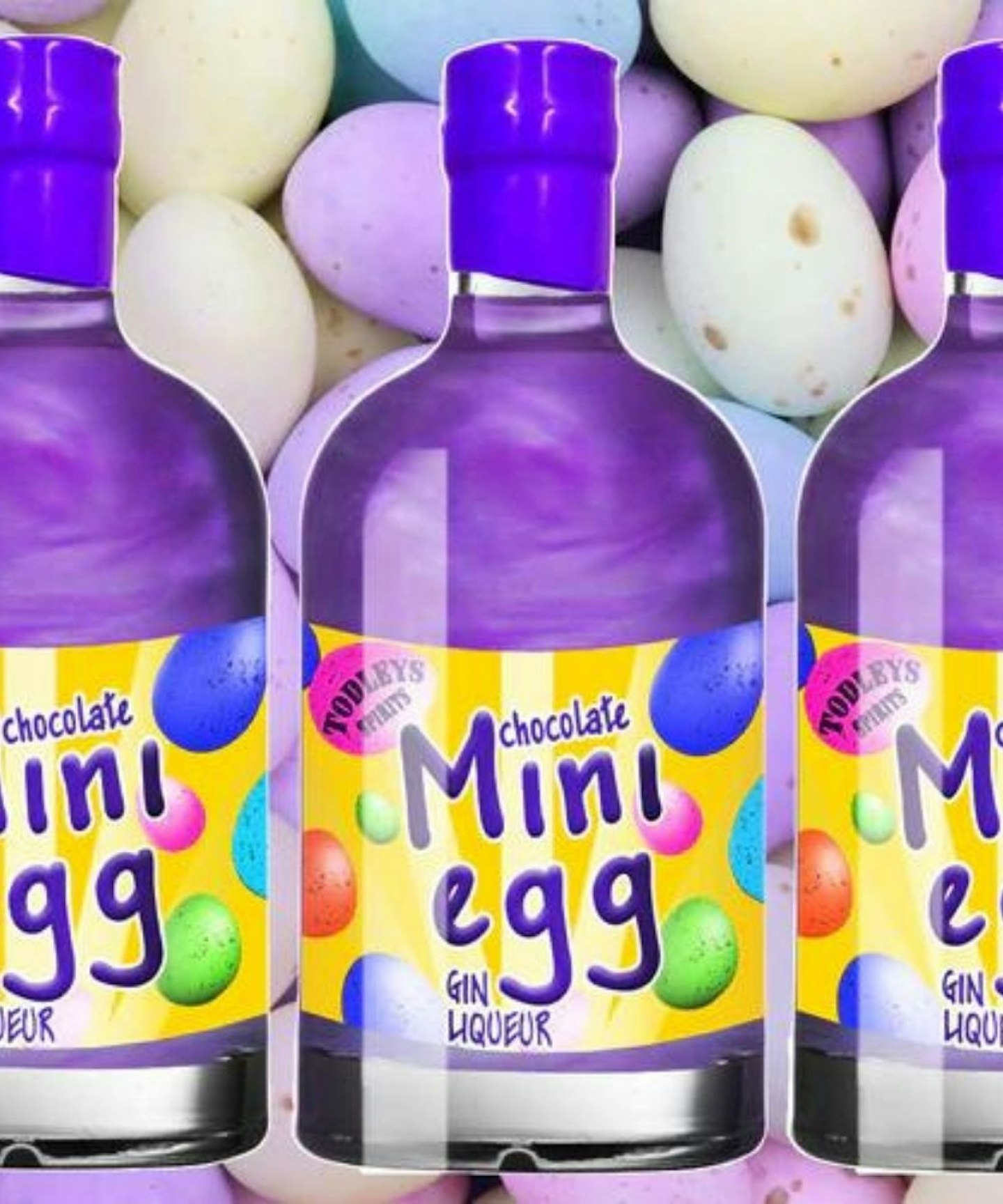 Chocolate Mini Egg Glitter Gin Liqueur