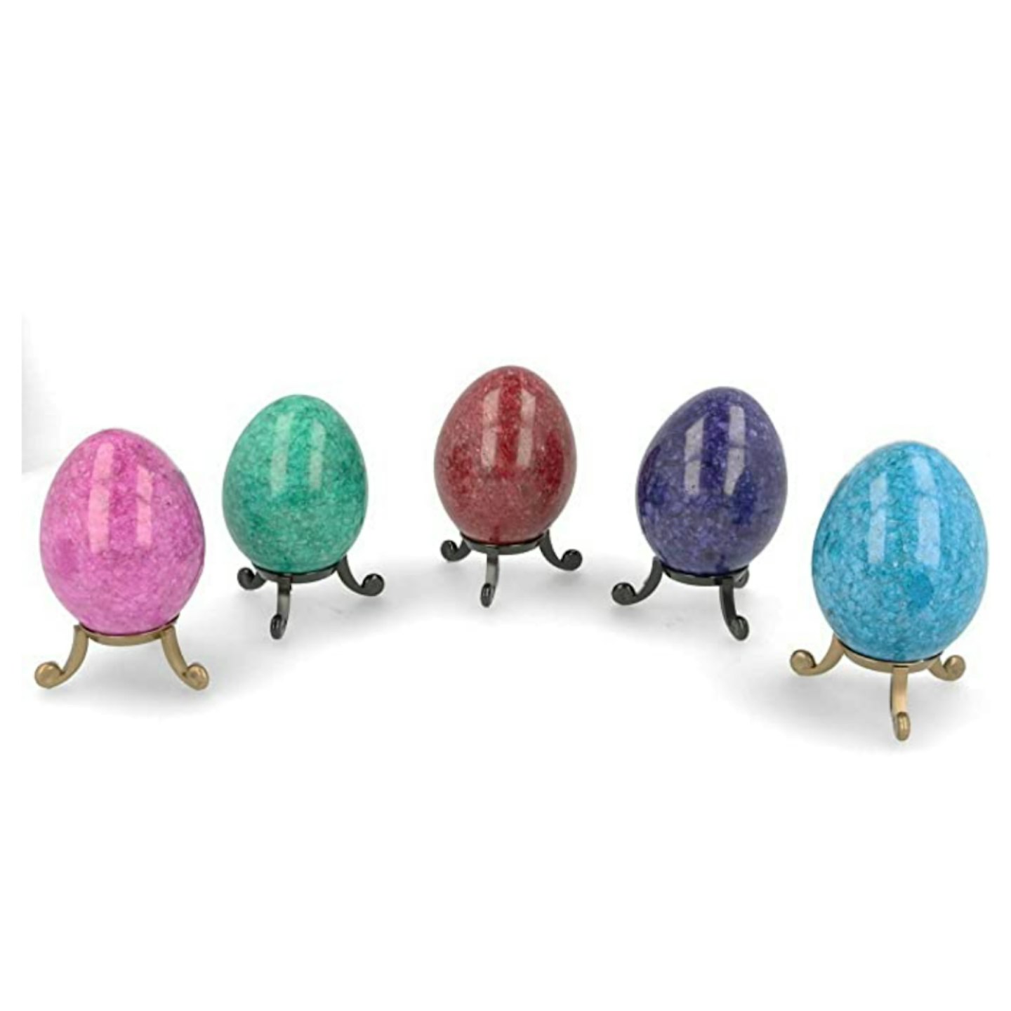 Set of 5 x 2" Genuine Himalayan Marble Eggs