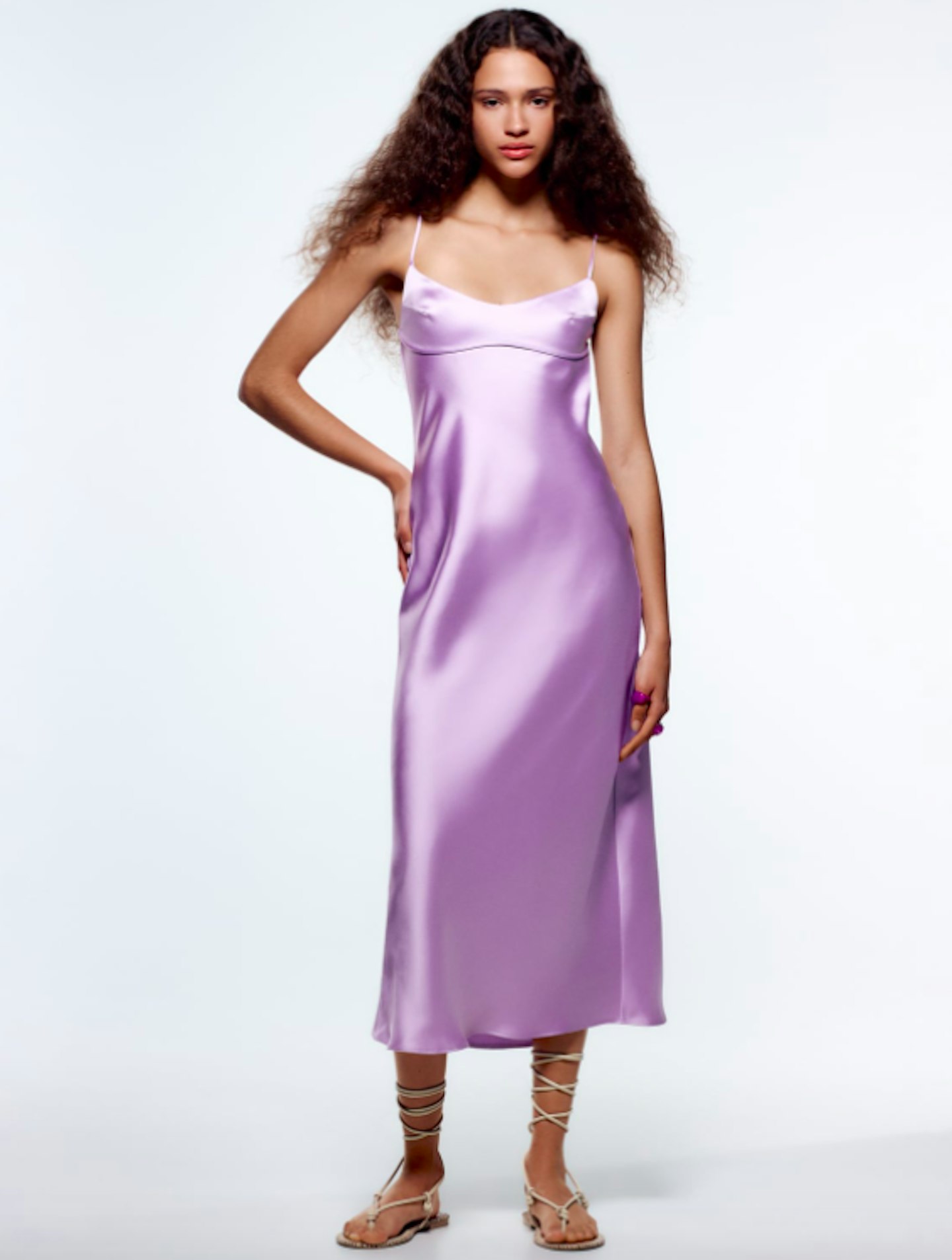Satin Dress, £45.99