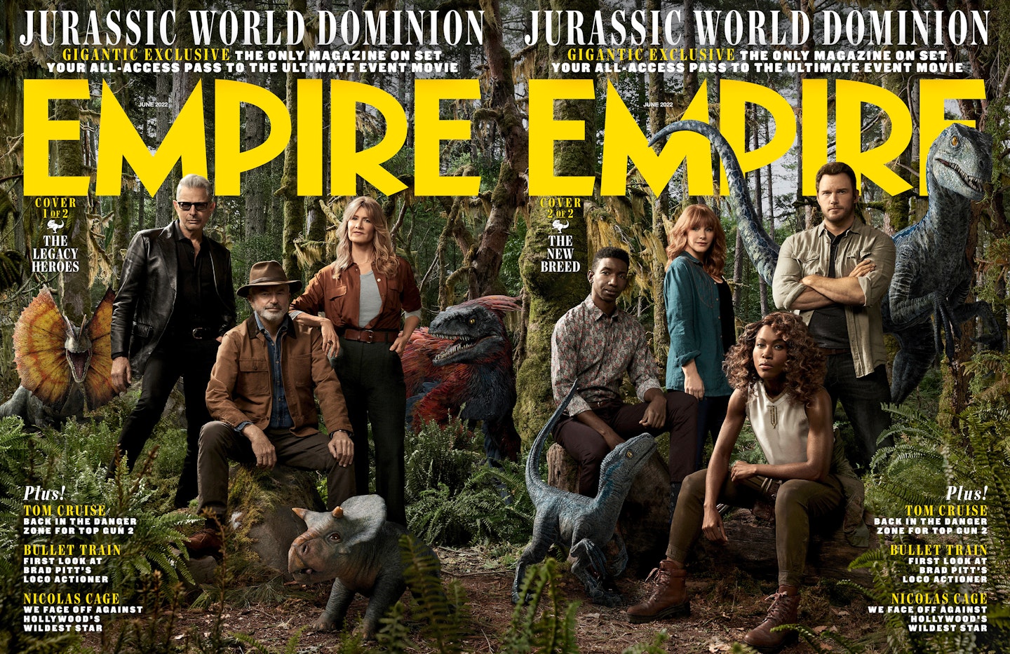 Jurassic World Dominion Empire covers