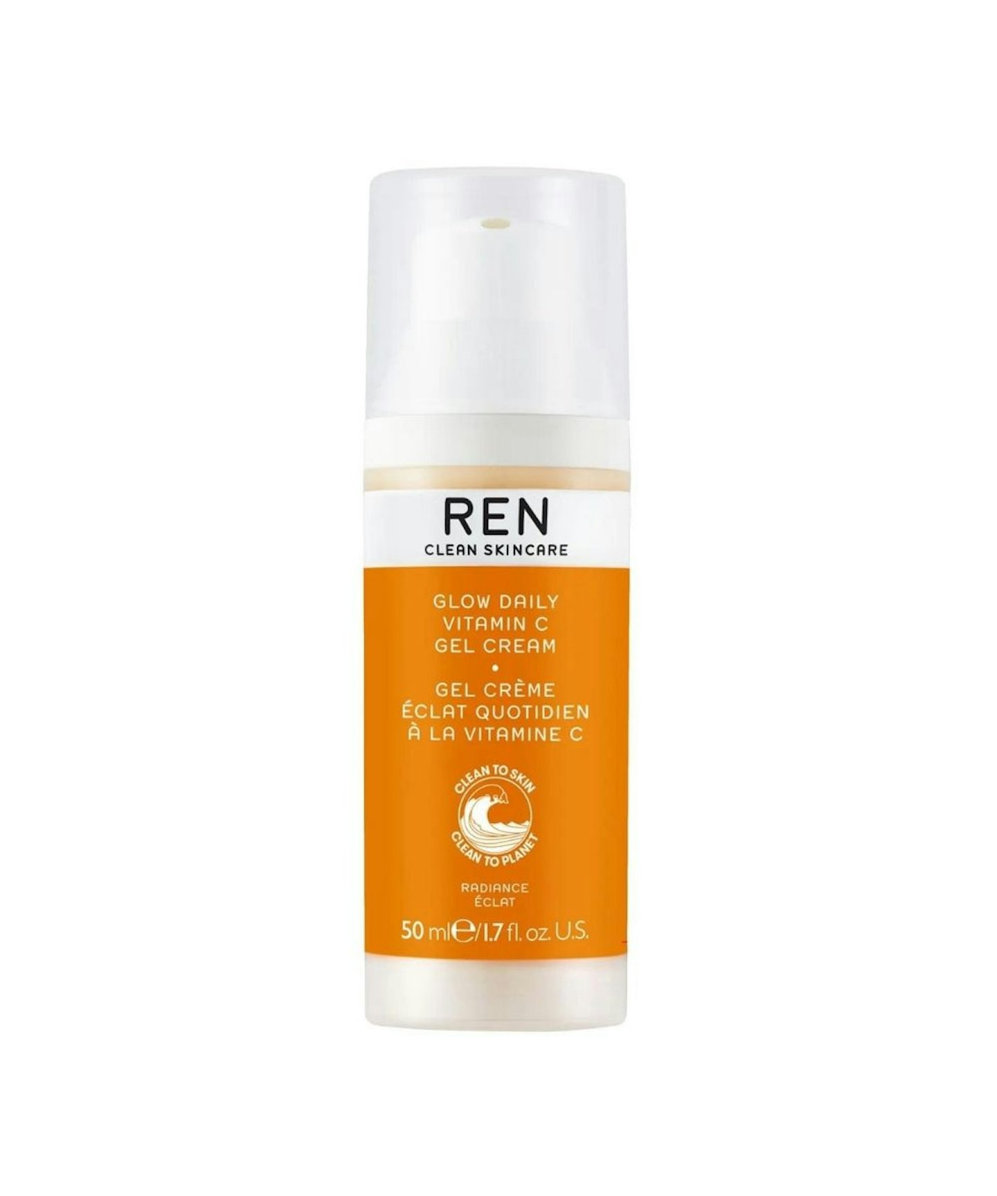Ren Clean Skincare Radiance Glow Daily Vitamin C Gel Cream, 50ml