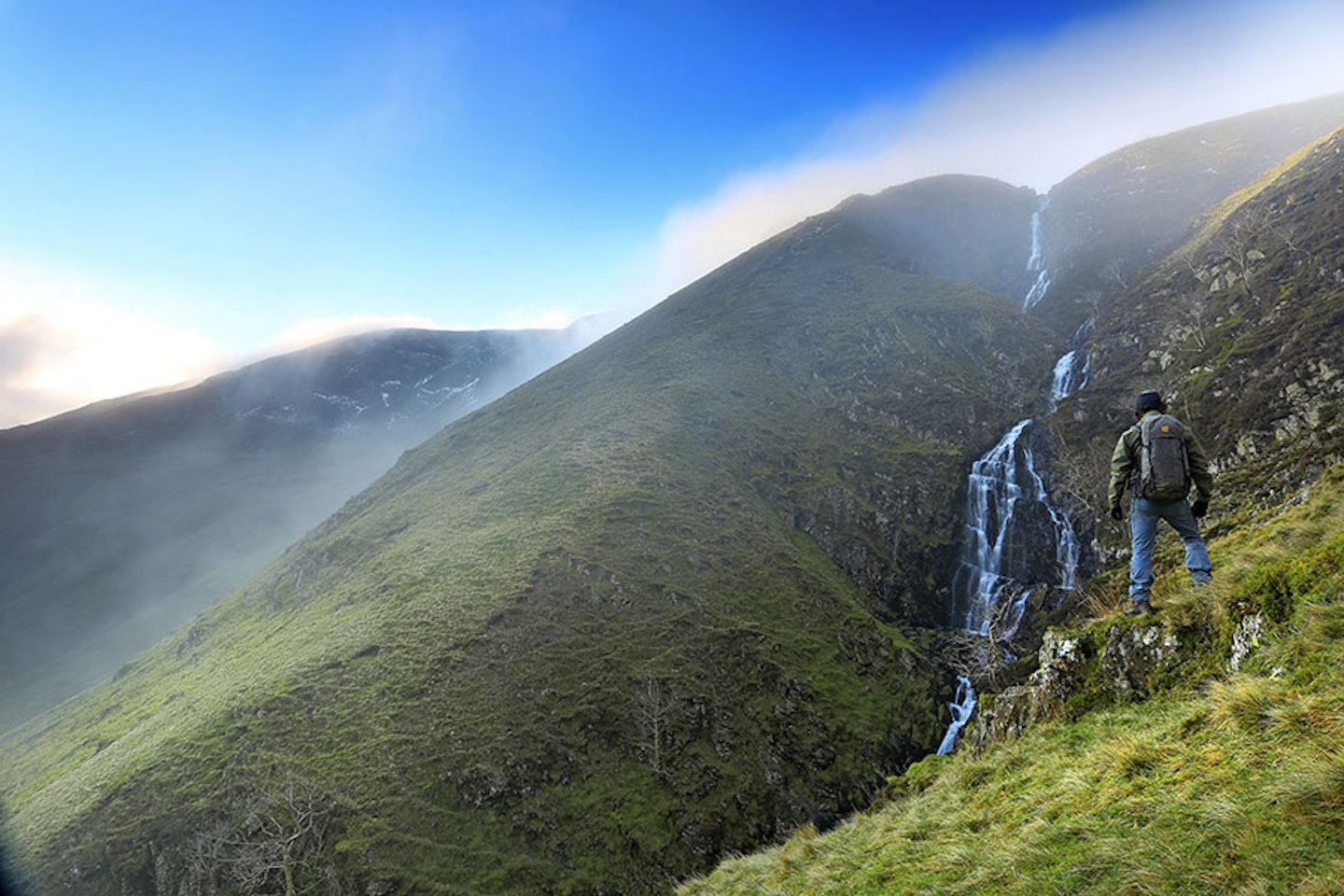 Take a moment at Cautley Spout to admire the cascading waters.