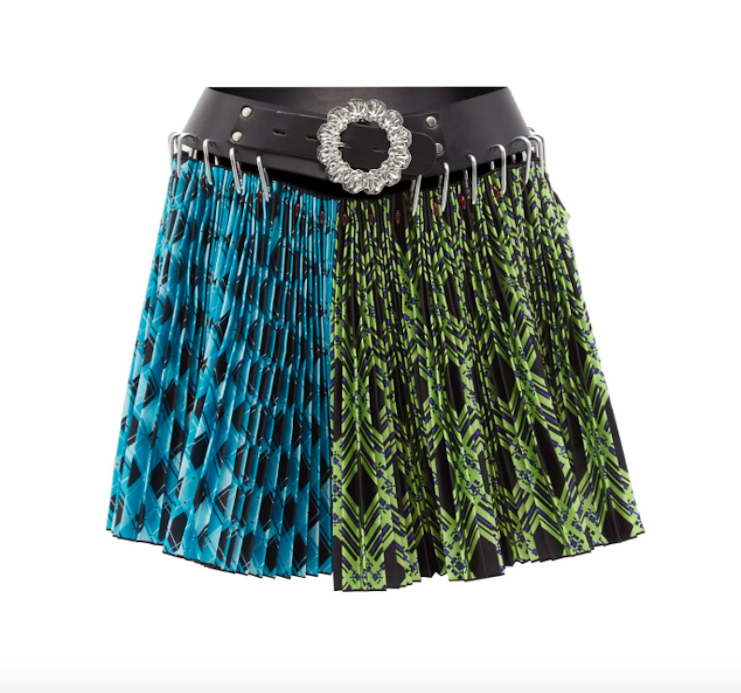 Chopova Lowena, Split Argyle-Print Jersey Mini Skirt, £770