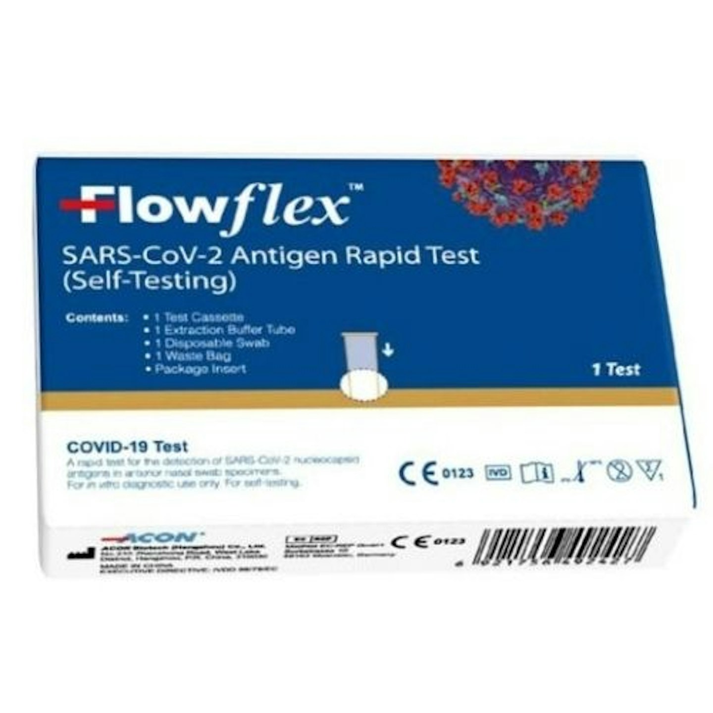 Lateral flow test kit (non-travel)