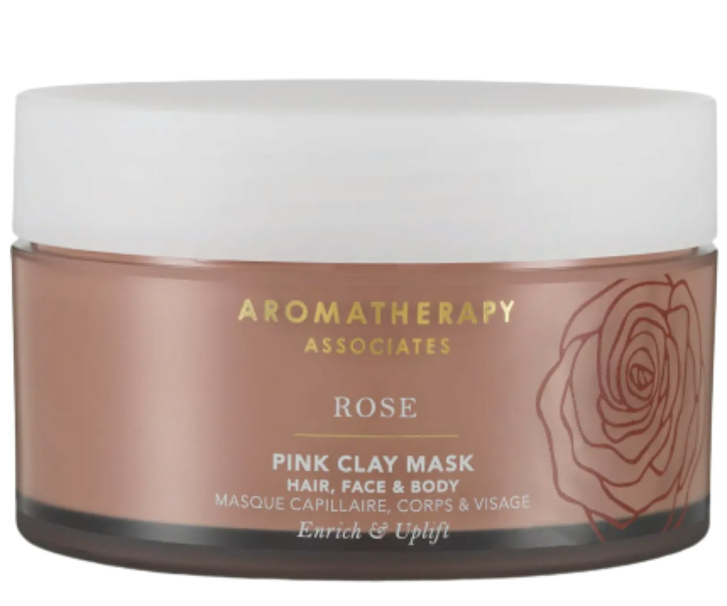 A picture of the Aromatherapy Associates Rose Pink Clay Mask