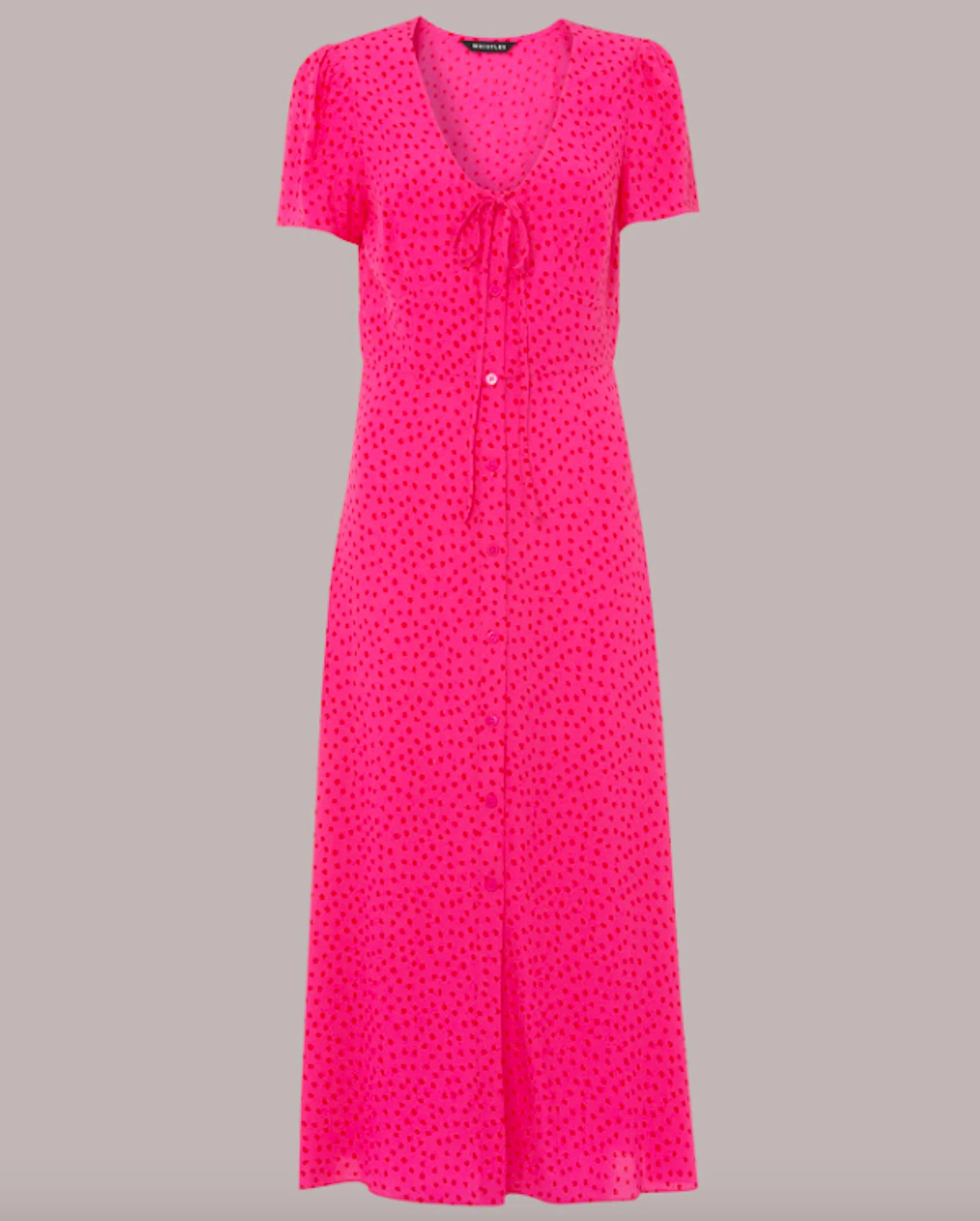 Whistles, Heidi Spot Print Dress, £149