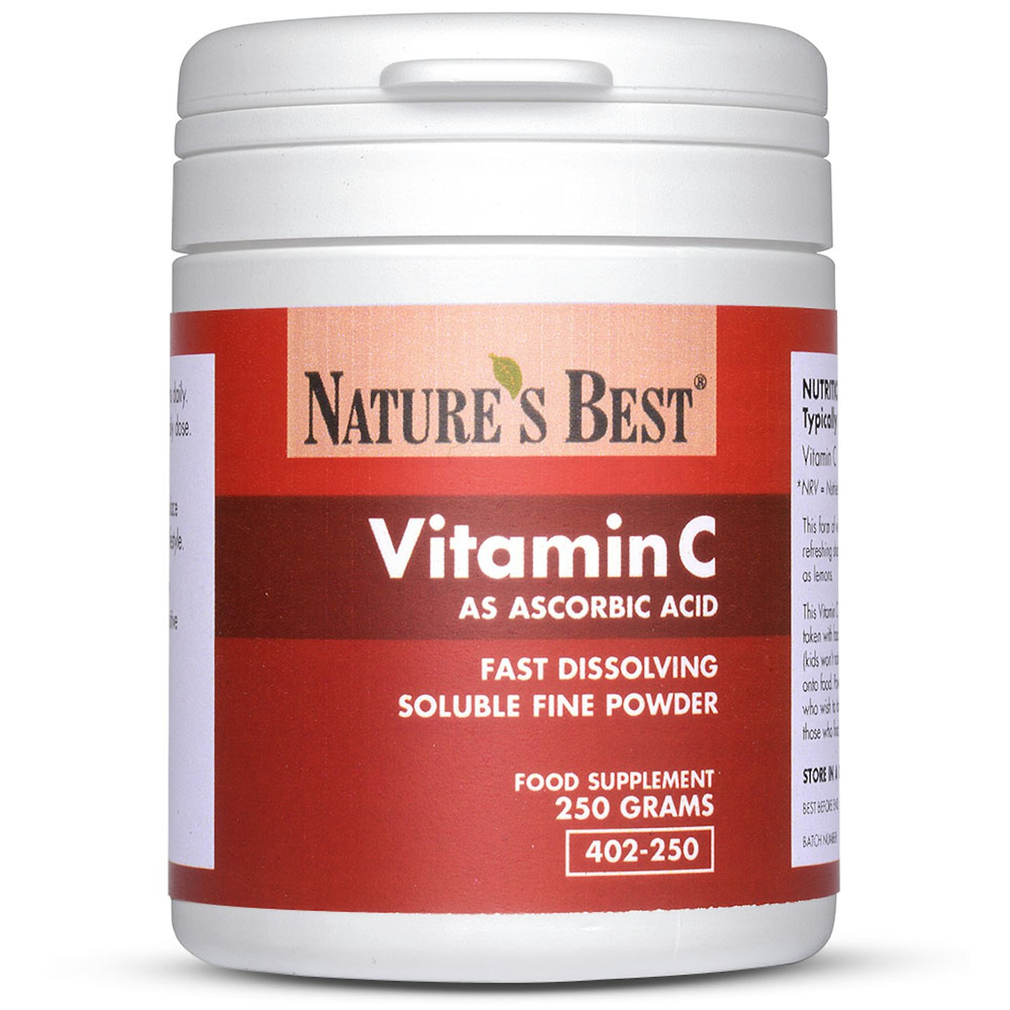 Nature's Best Vitamin C As Ascorbic Acid