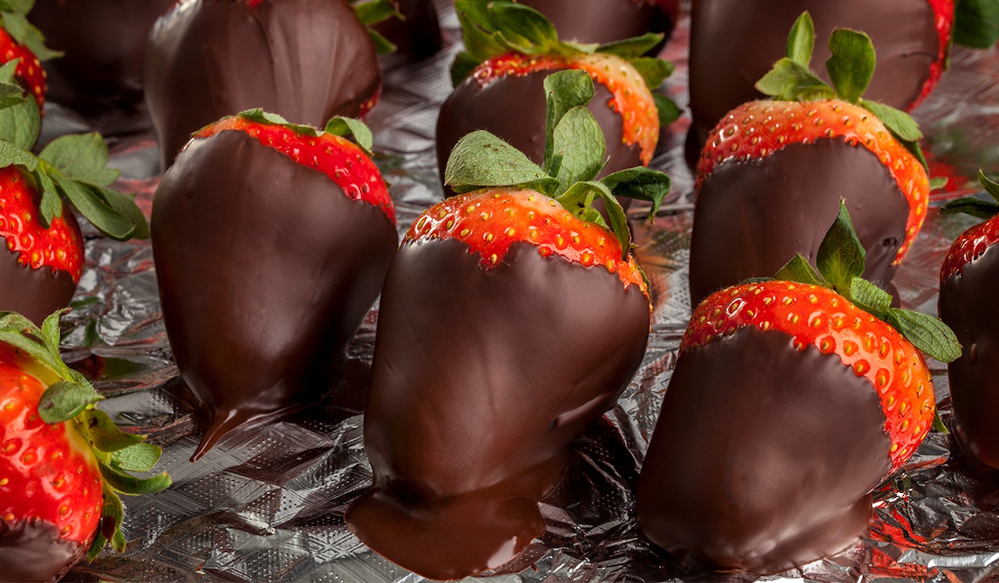 choc strawberries