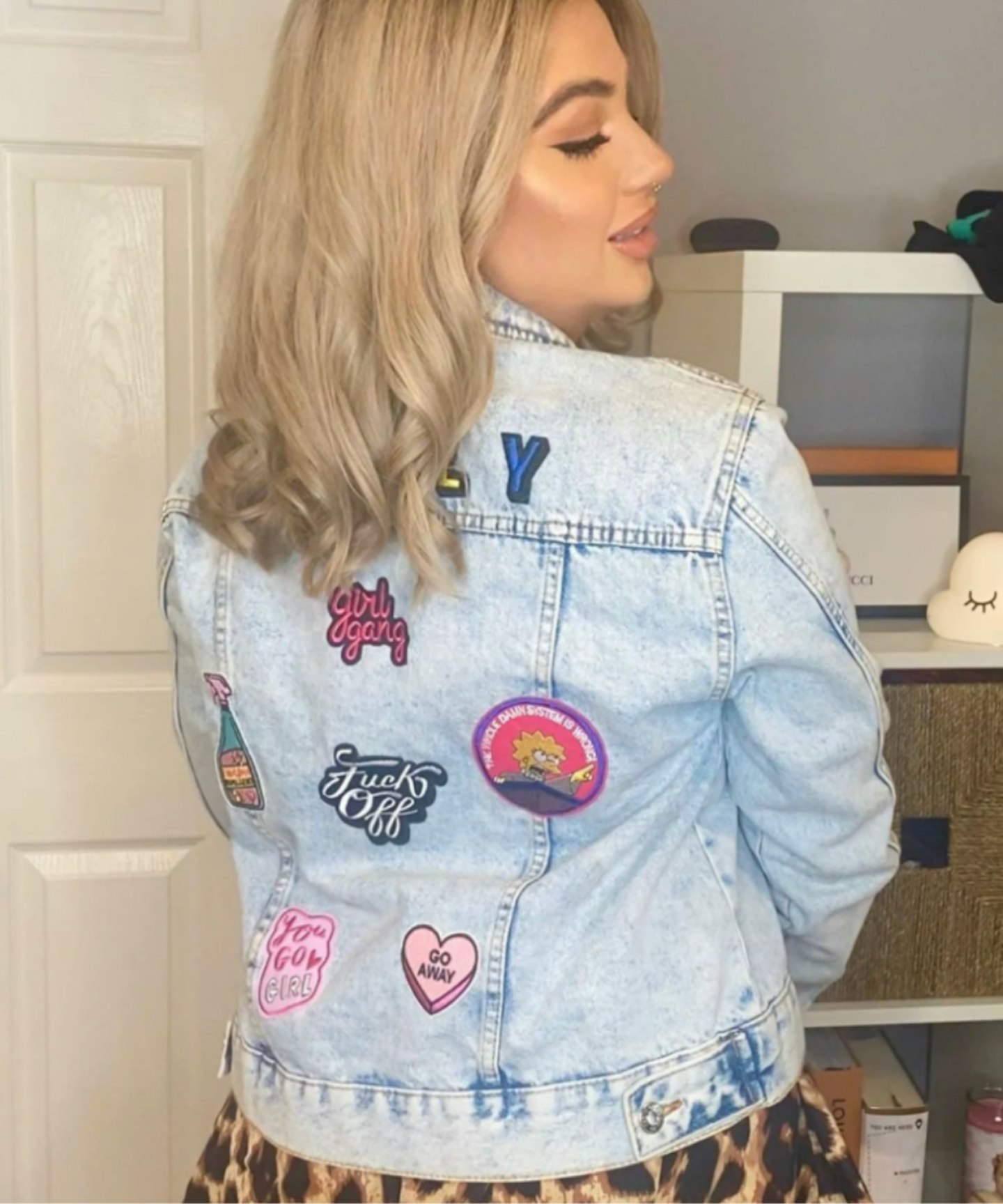 Custom Denim Jacket / Name Jacket with Patches
