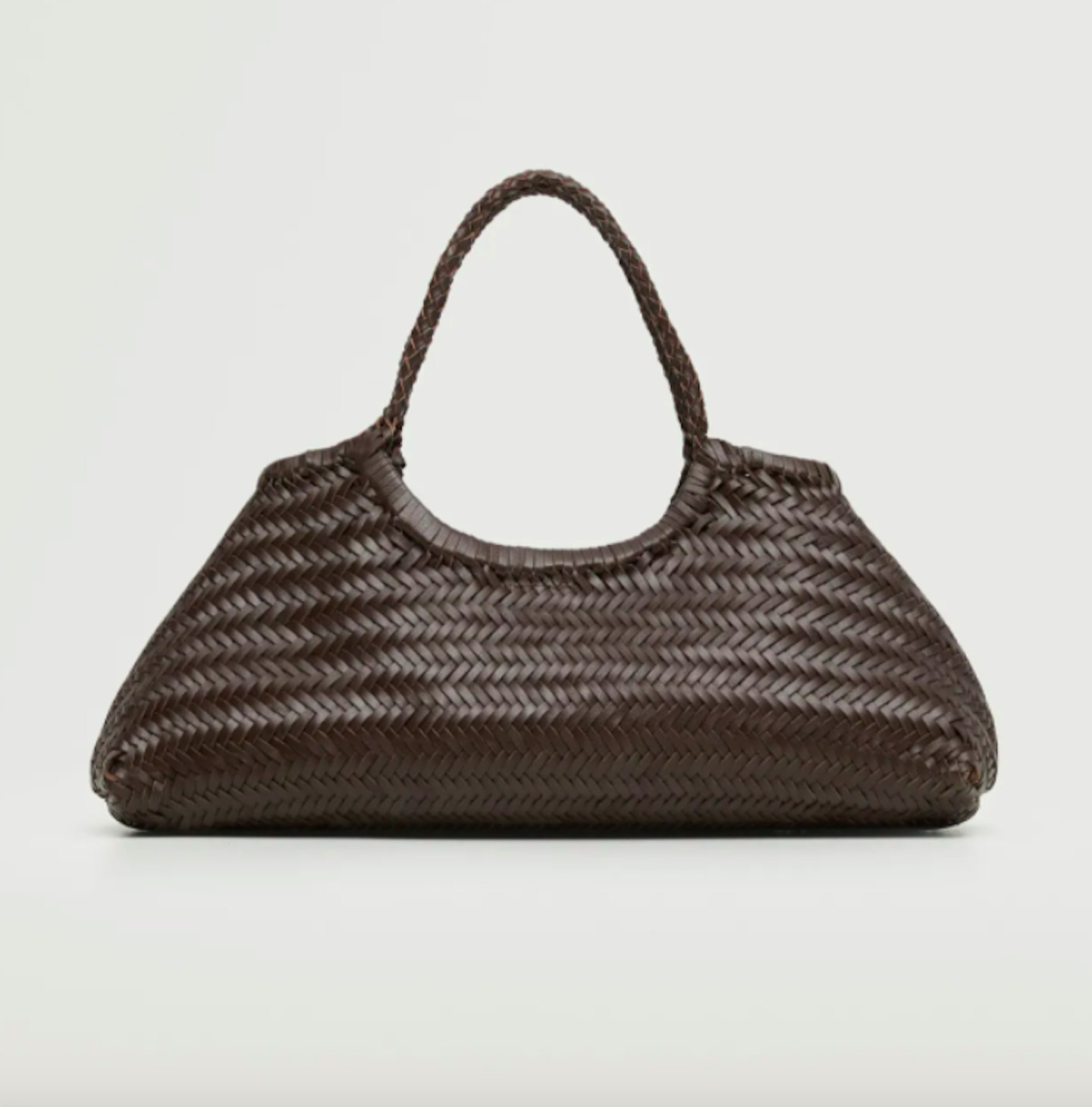 Braided Leather Bag, £79.99