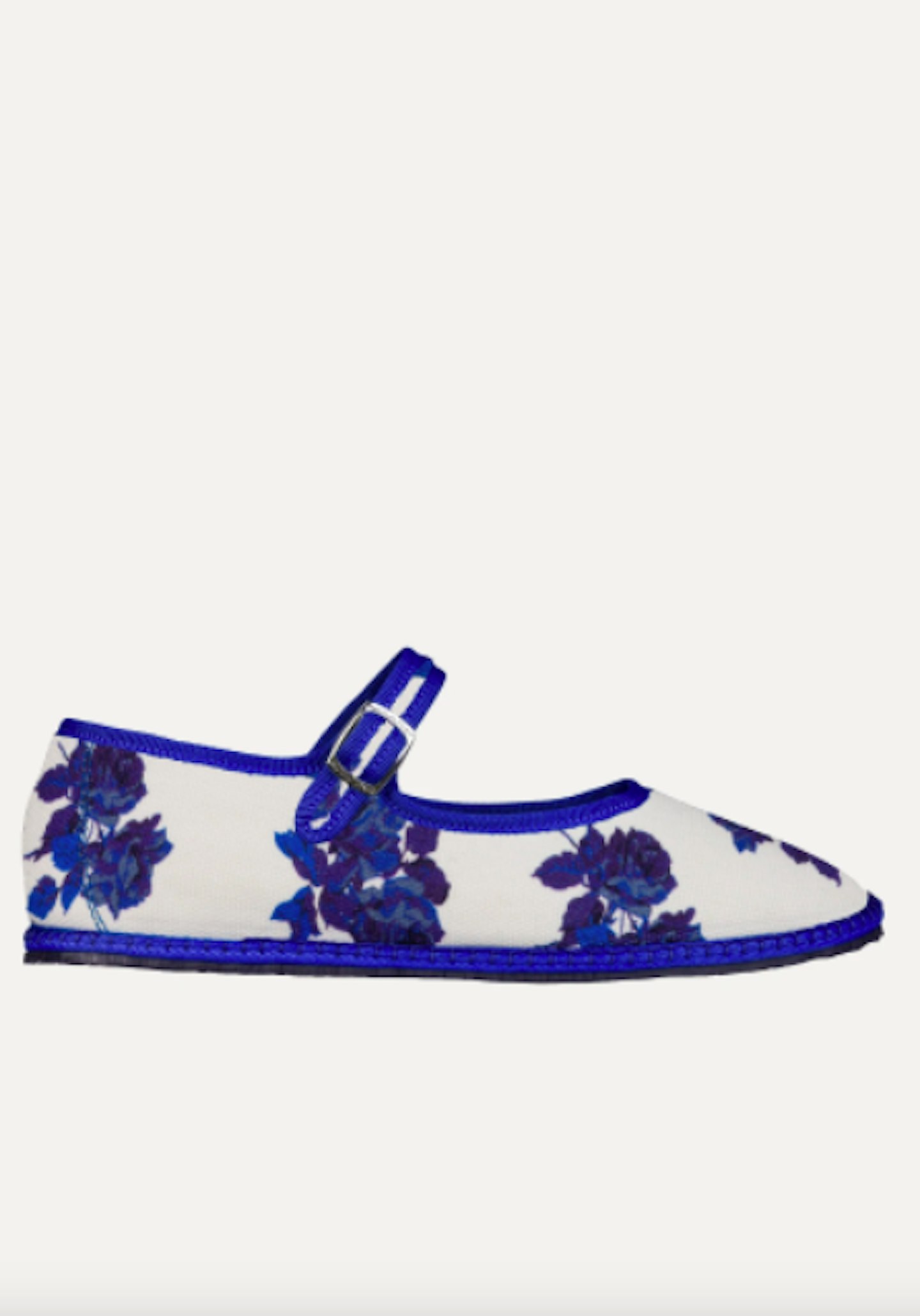 Blue Floral Mary-Jane Shoes, £140