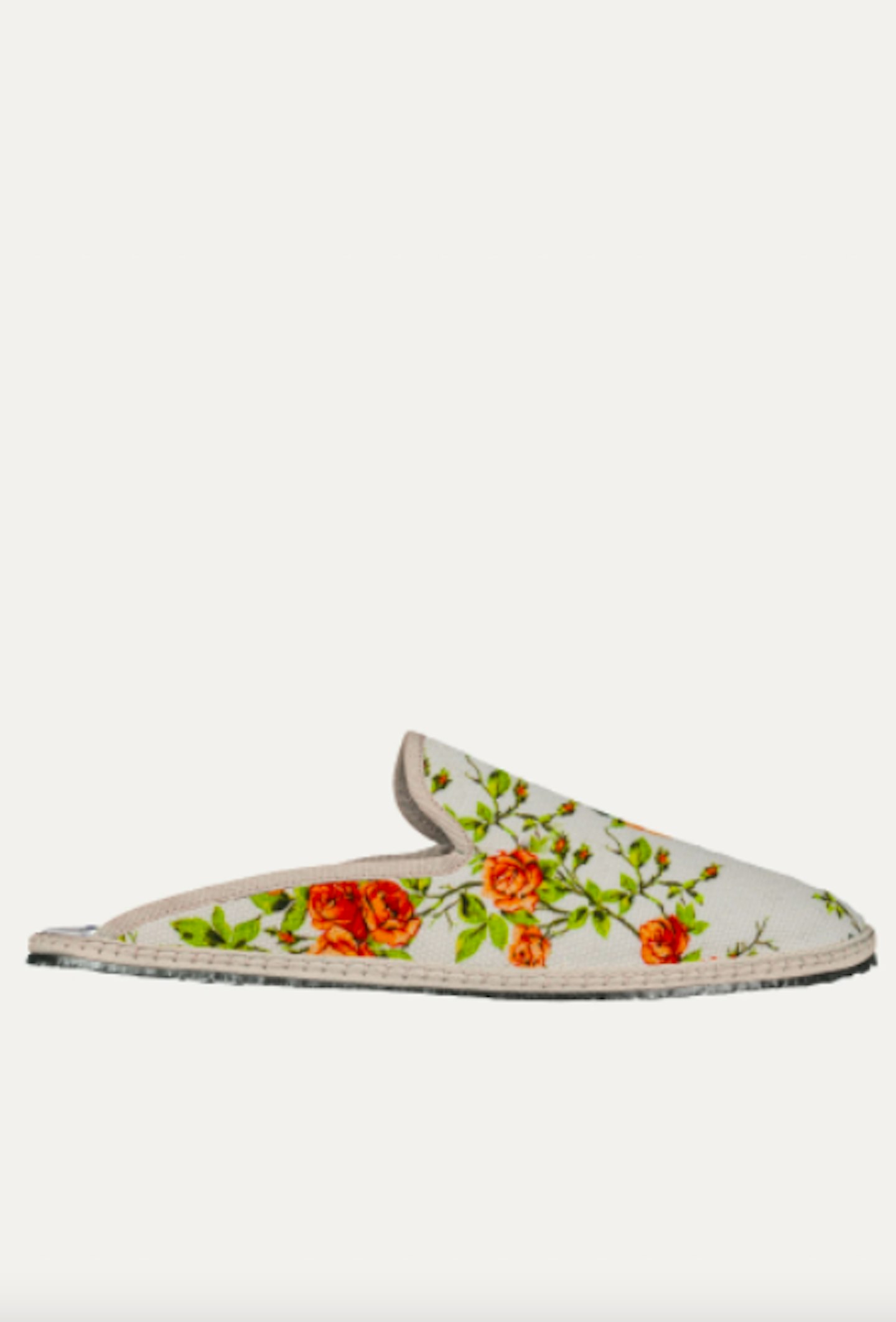 Sabot Shoe in Mixed Floral, £140