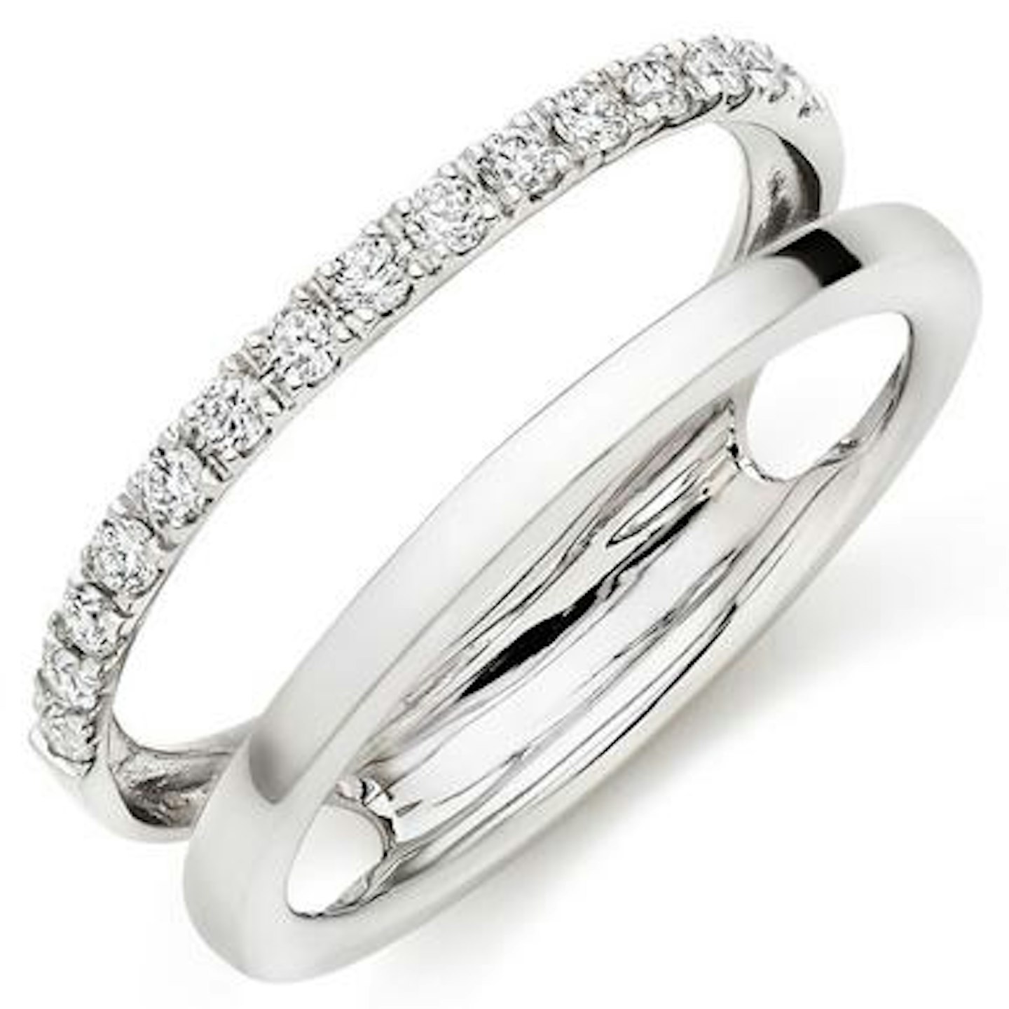 Platinum Diamond Silhouette Ring £1,950