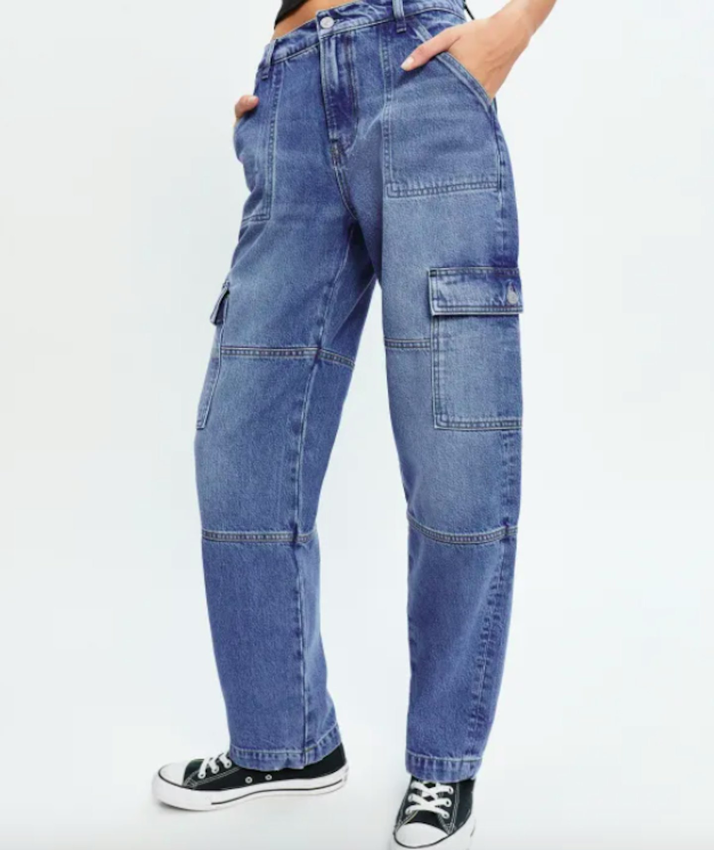Reformation, McKenna Mid-Rise Slouch Cargo Jeans, £150