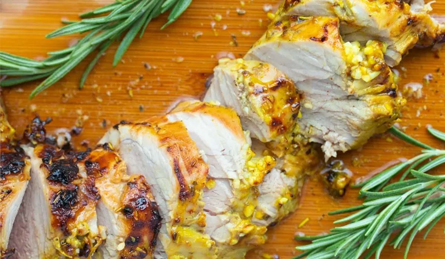 Mustard Glazed Pork Tenderloin