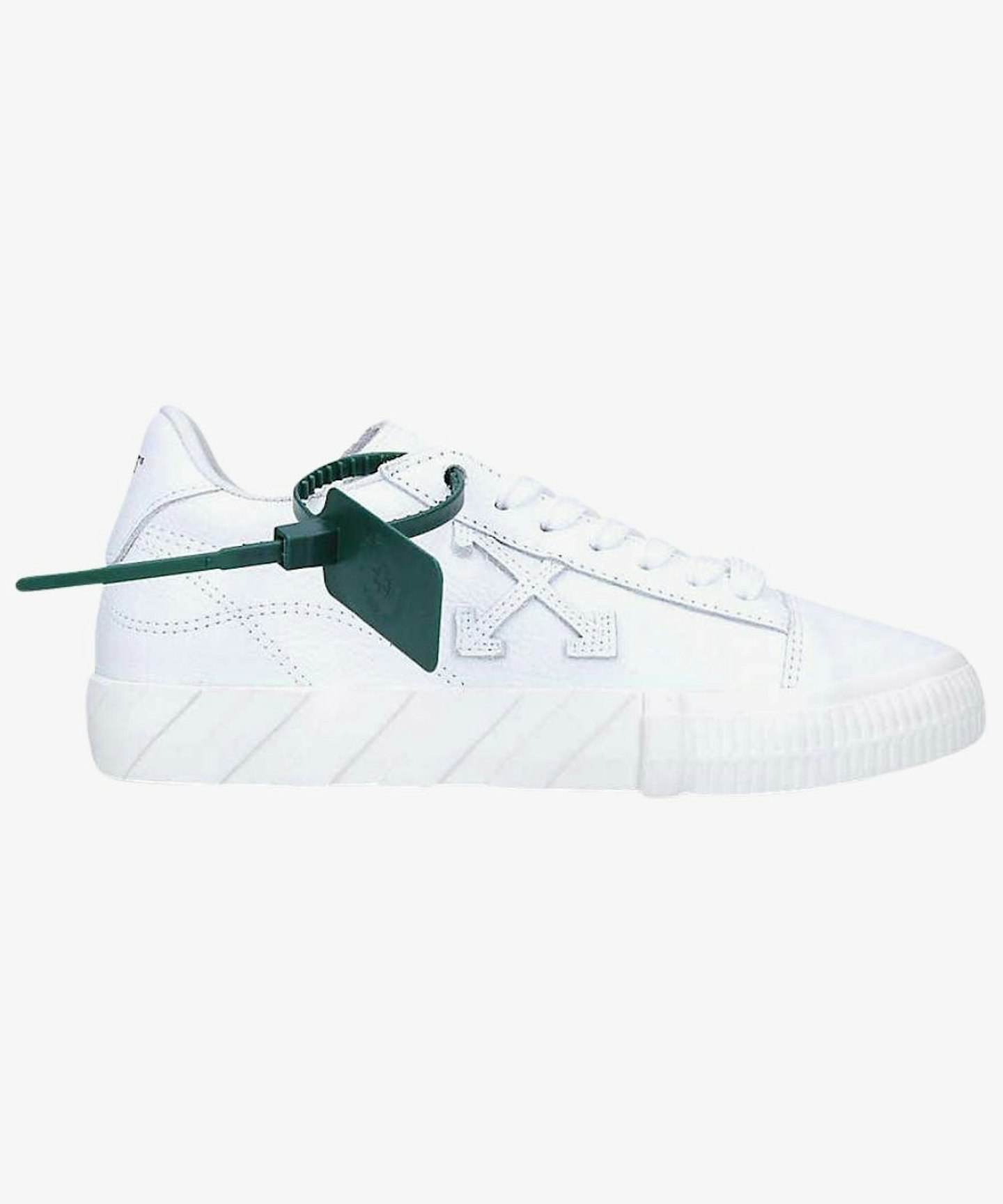 OFF-WHITE Vulcanized Leather Trainers, £355
