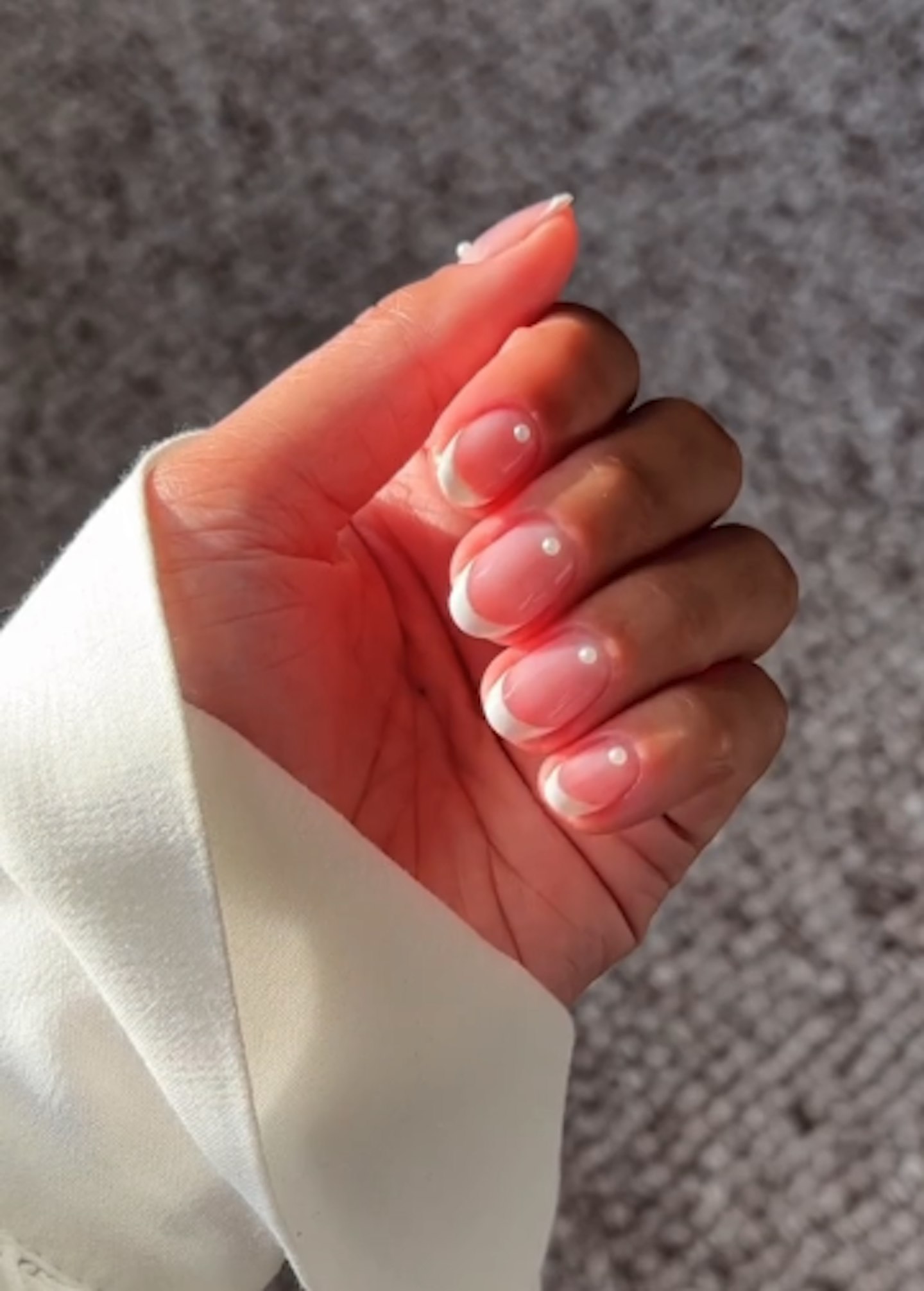 The Pearl French Wedding Manicure