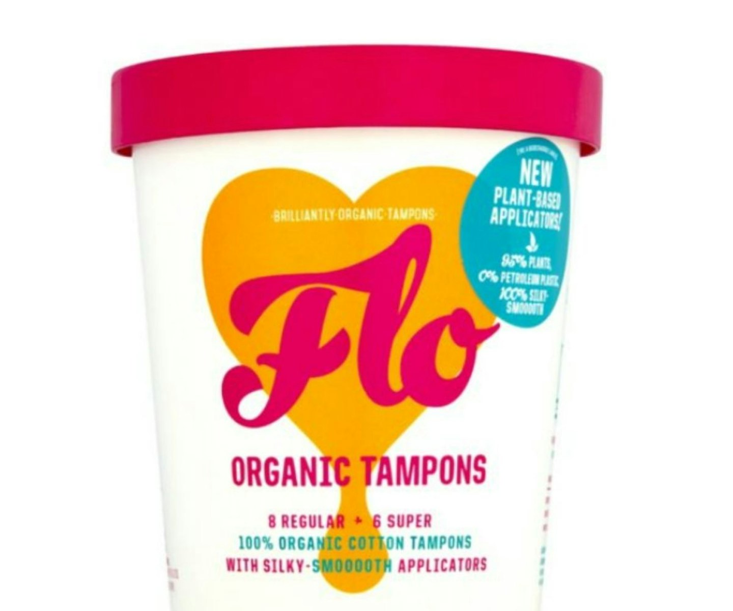 Flo Organic Eco-applicator Tampons