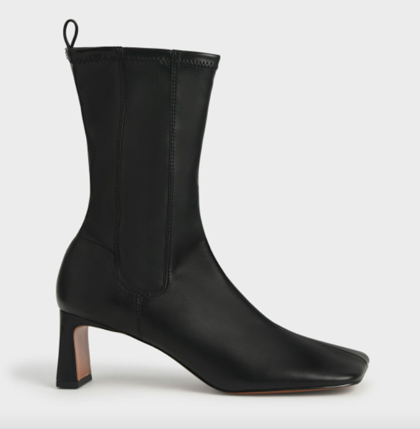 Stitch-Trim Slip-On Calf Boots , £85 Sienna Miller Charles and Keith boots