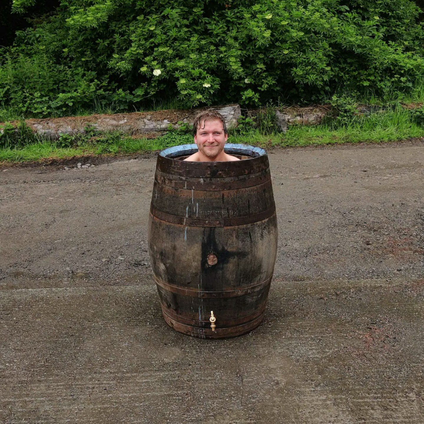 Oak Barrels for Ice Bath Recovery - Wine and Whiskey