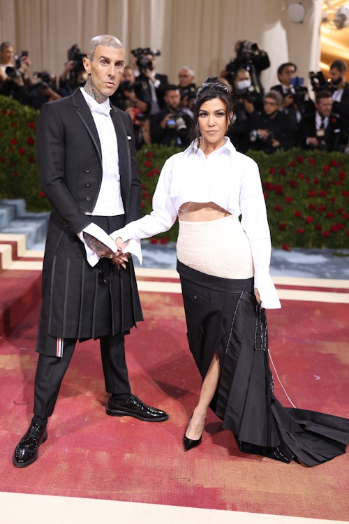 Travis Barker Kourtney Kardashian Met Gala