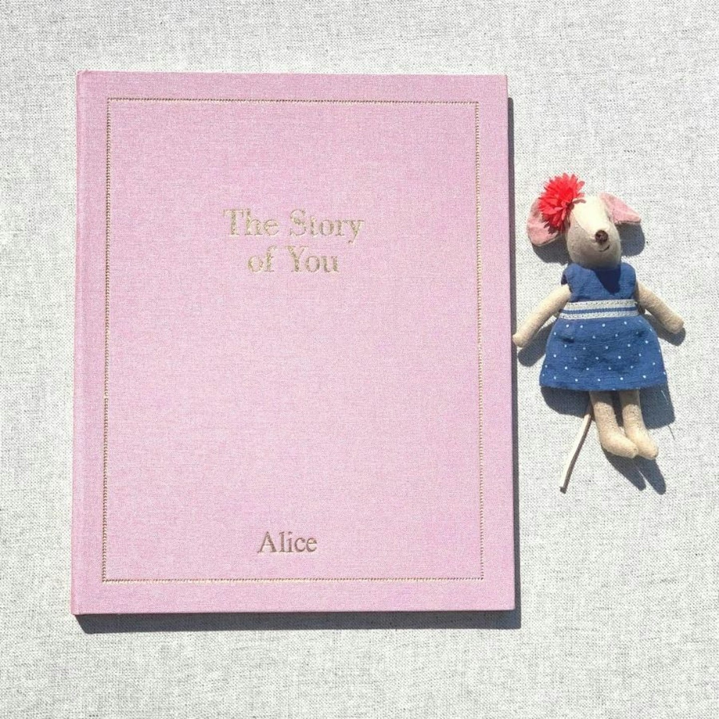The Story of You, a Baby Memory Book in Lavender Blush, £30