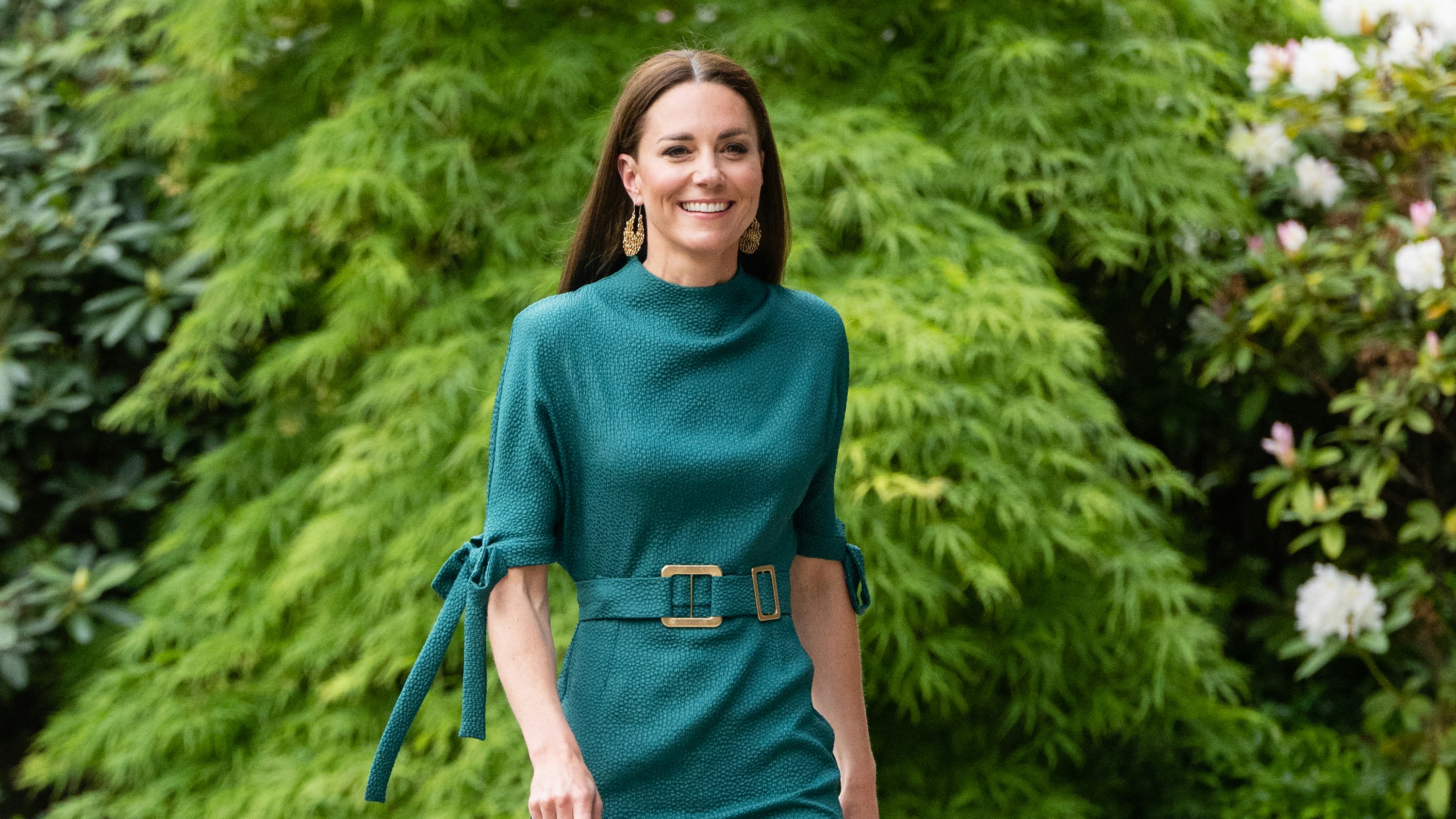 But Kate Middleton's green Edeline Lee dress But Kate Middleton's green Edeline Lee dress