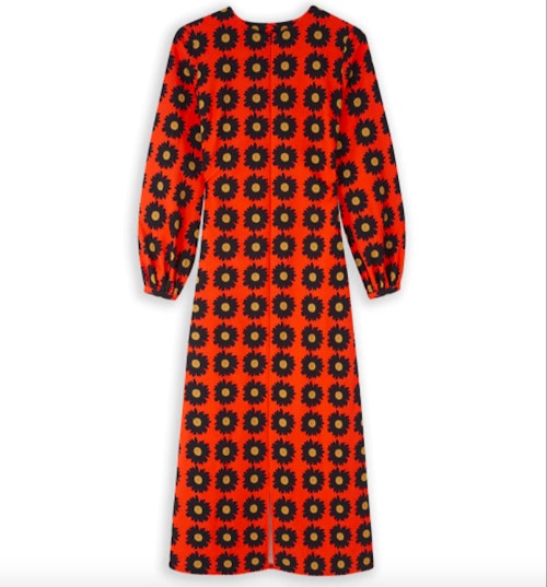 Phoebe Grace, Gem Orange Daisy-Zipped Dress, £275