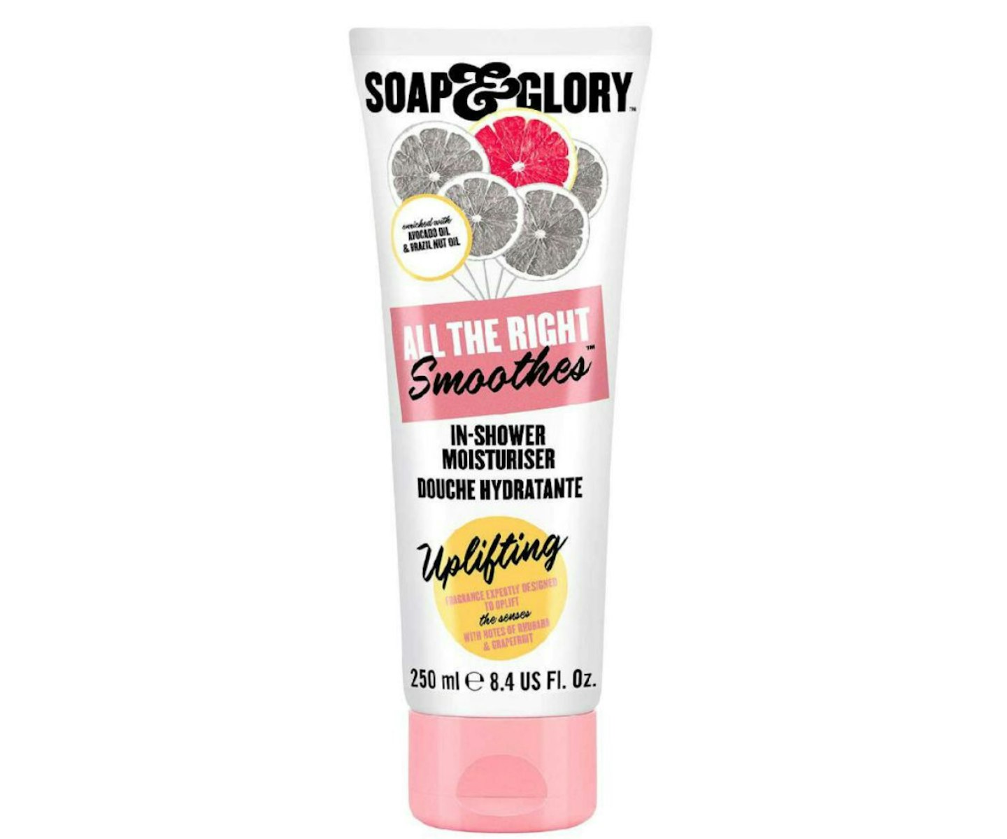A picture of the Soap & Glory All The Right Smoothes In Shower Moisturiser