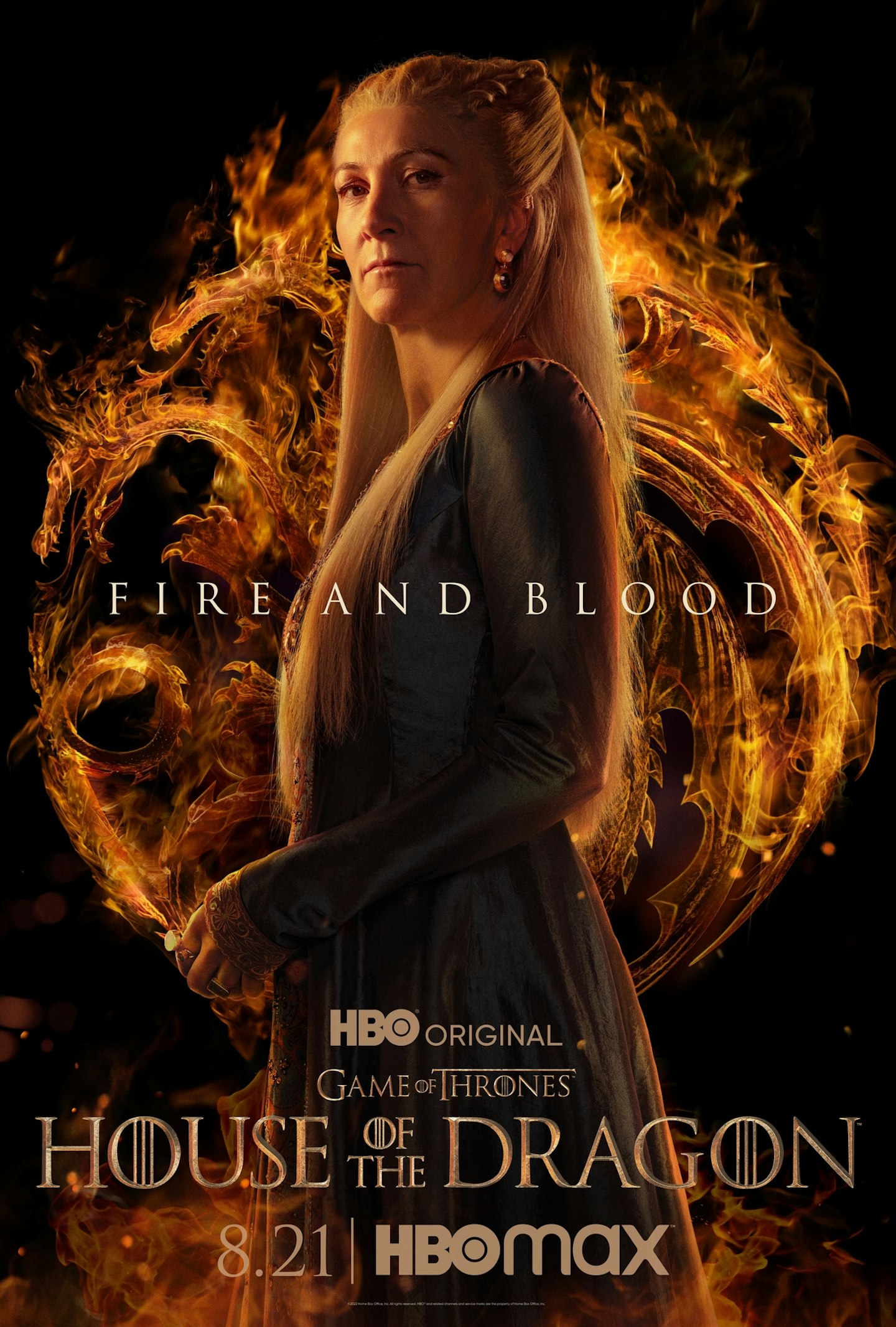 Eve Best as Princess Rhaenys Targaryen