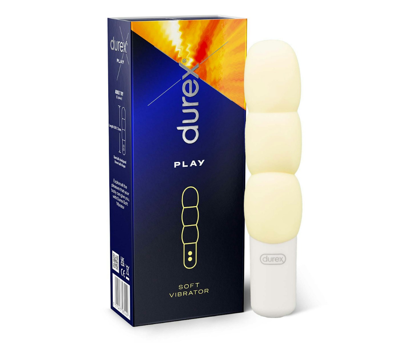 Durex - Soft Vibrator, USB Rechargeable and Waterproof Sex Toy